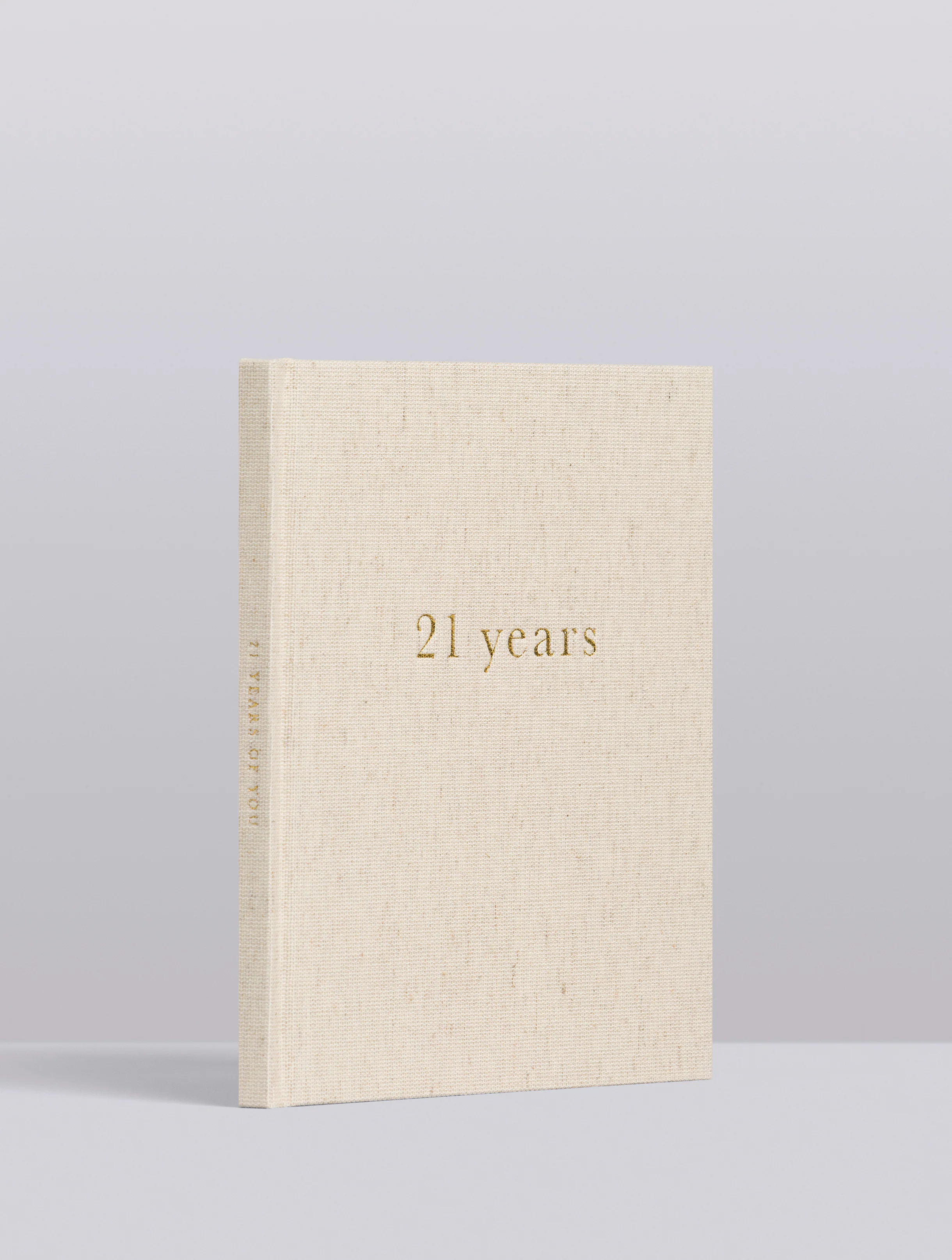 Write To Me - 21 Years of You Journal - Oatmeal - Image 3