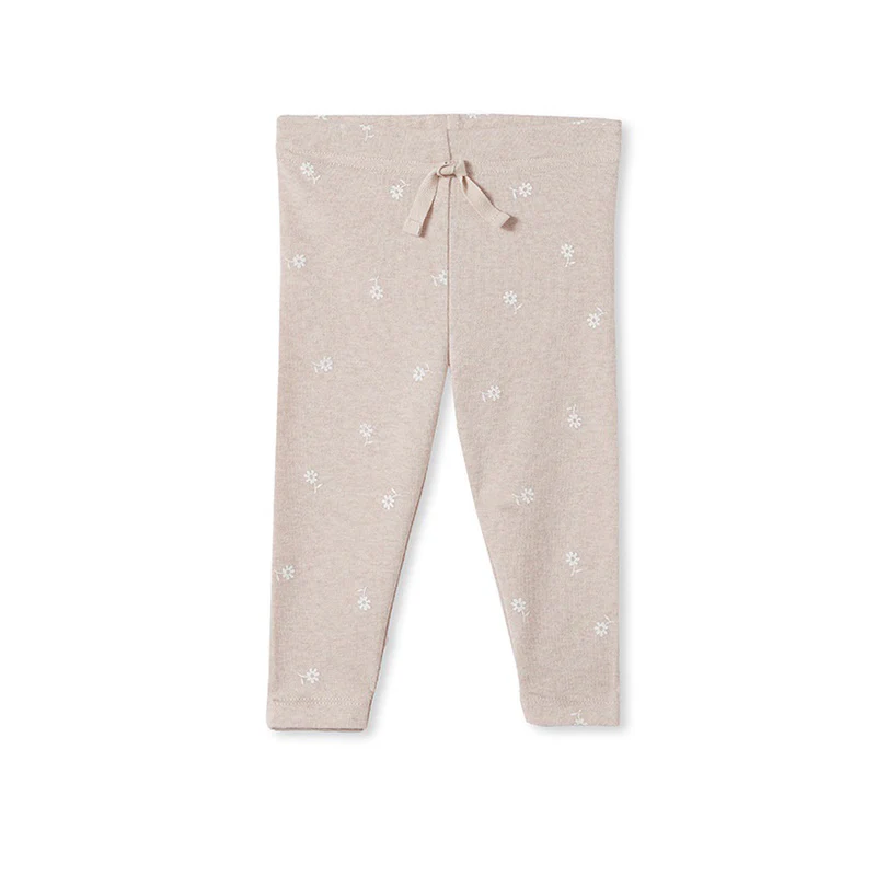 Milky Rib Pant - Baby Petals
