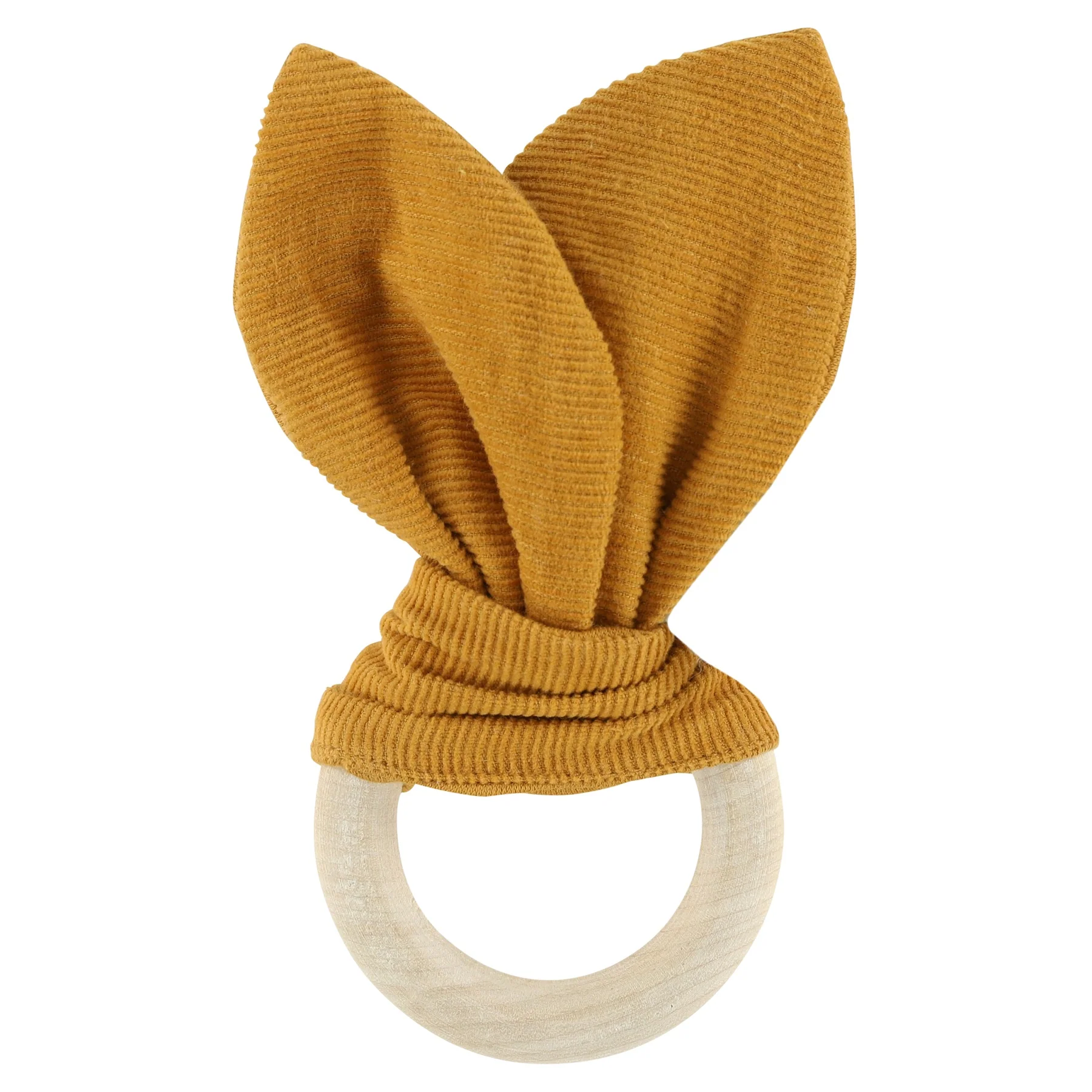 Organic Teether | Ribble Rabbit - Ochre