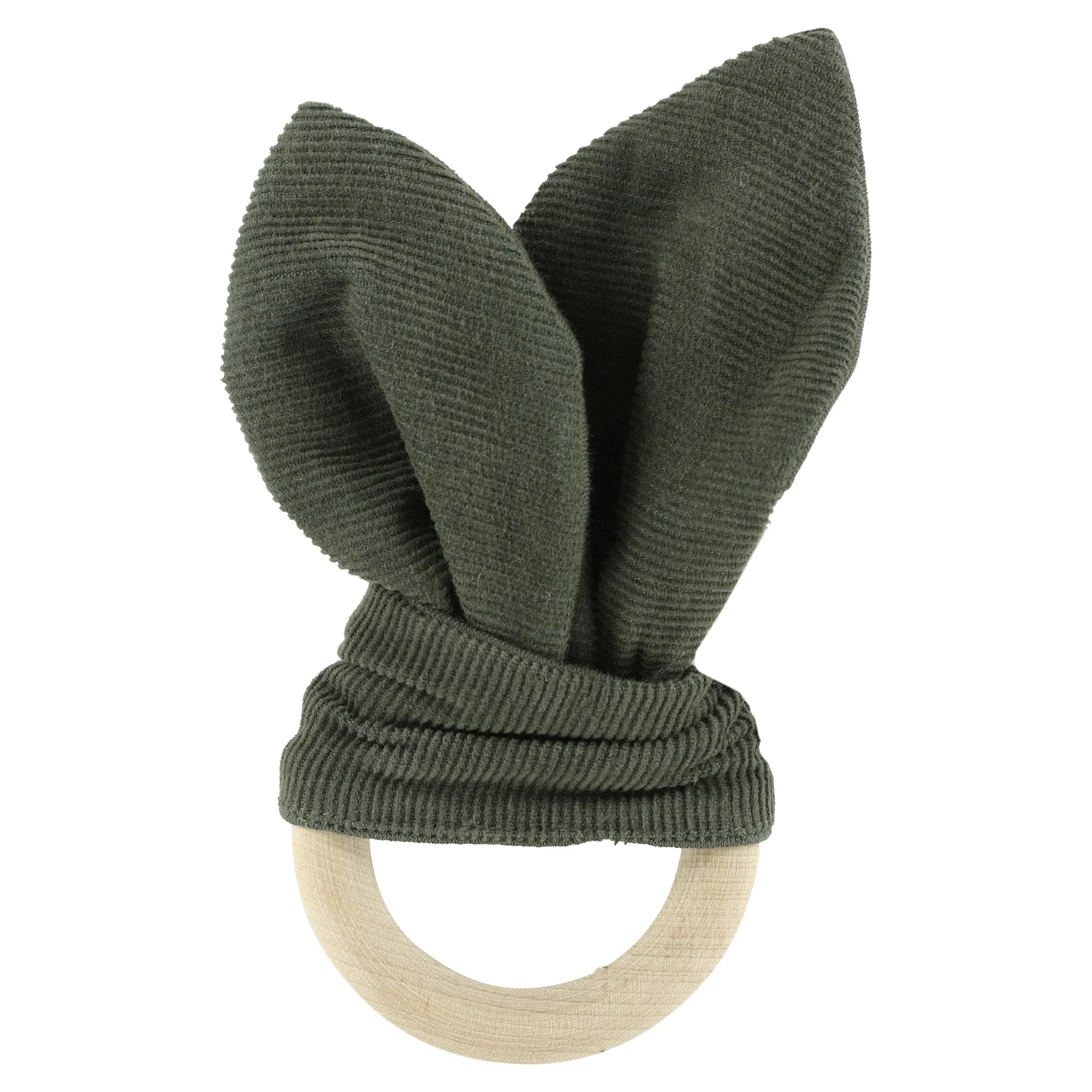 Organic Teether | Ribble Rabbit - Moss