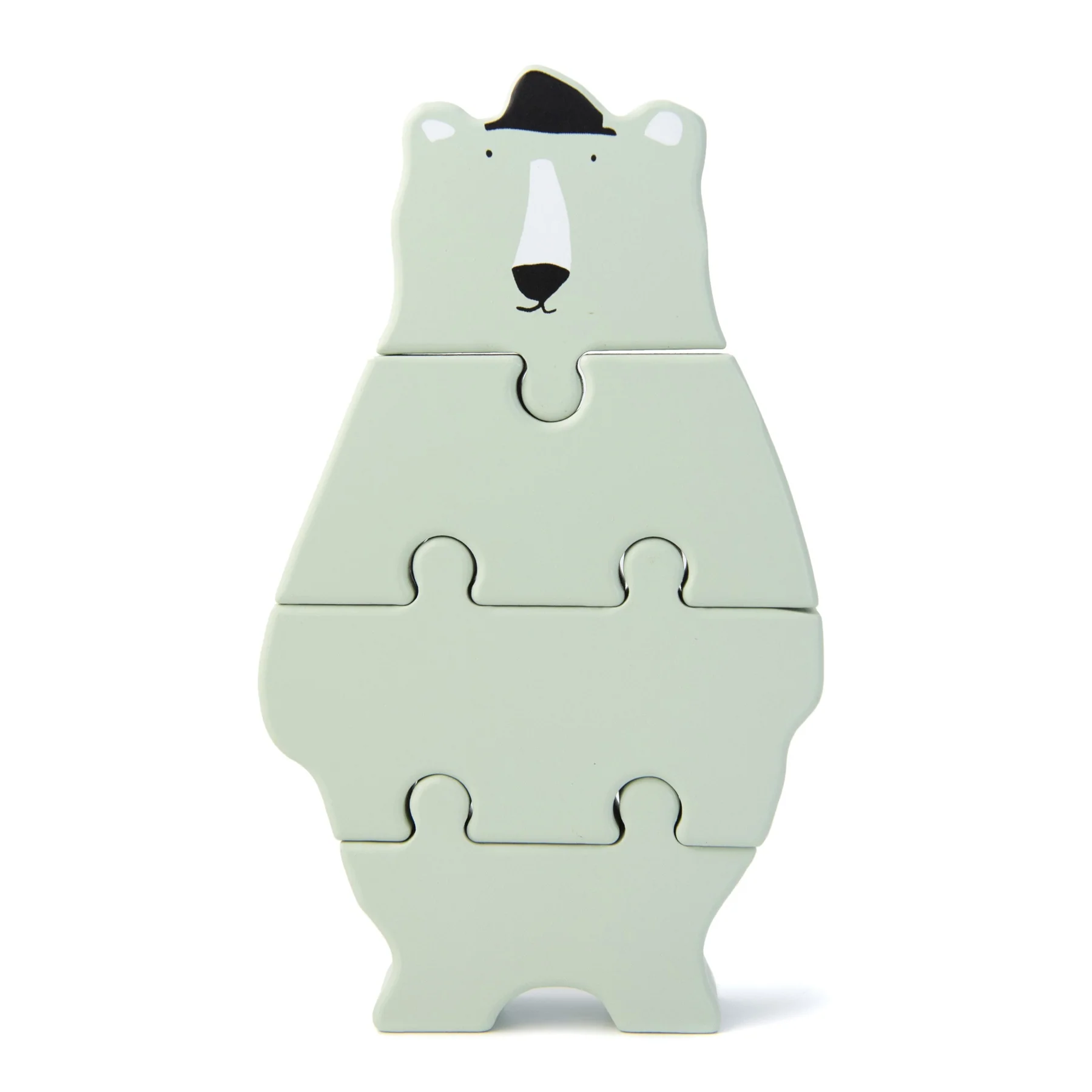 Wooden Body Puzzle - Mr. Polar Bear