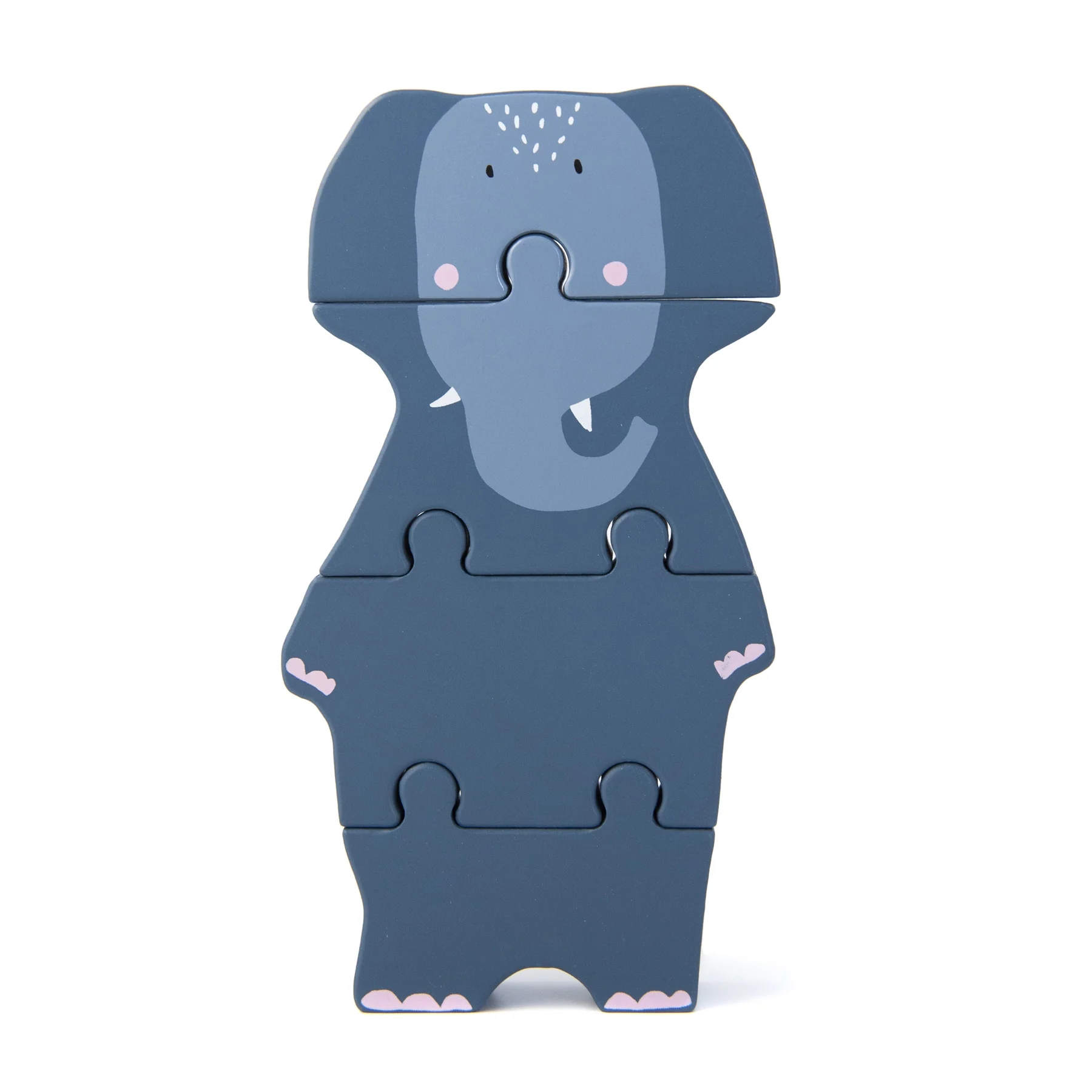 Wooden Body Puzzle - Mrs. Elephant