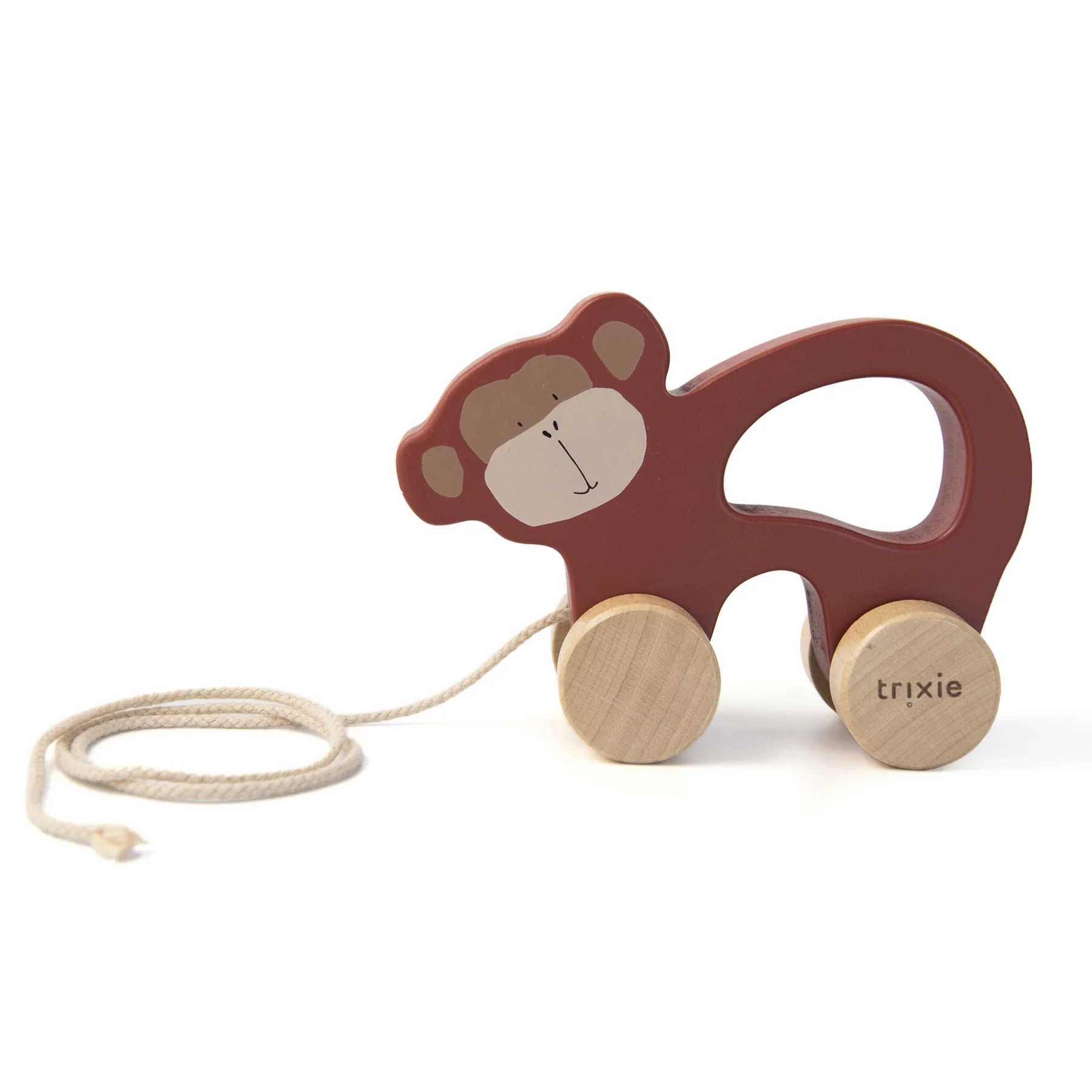 Wooden Pull Along Toy - Mr. Monkey