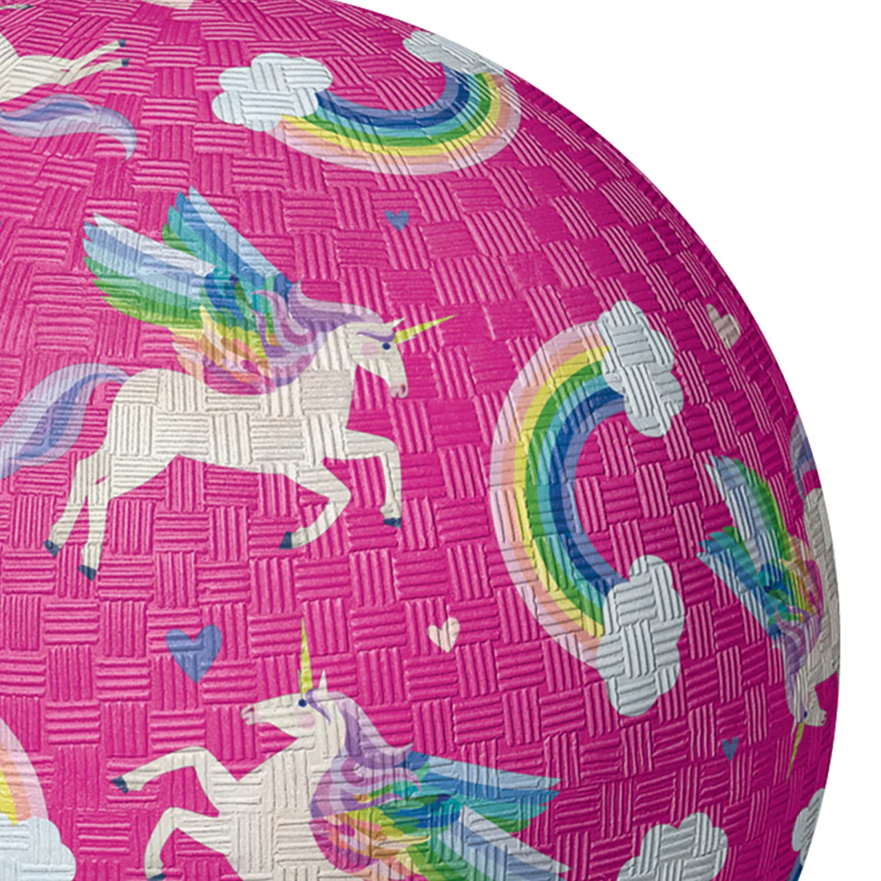 7 Inch Playground Ball - Unicorn Rainbow - Image 2