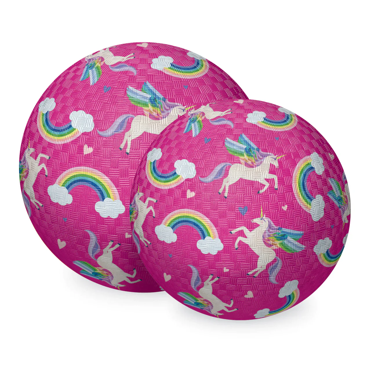 7 Inch Playground Ball - Unicorn Rainbow - Image 3