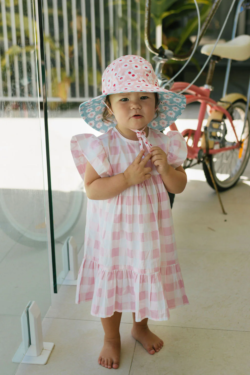 Camellia Wide Brim Reversible Sun Hat - Image 2