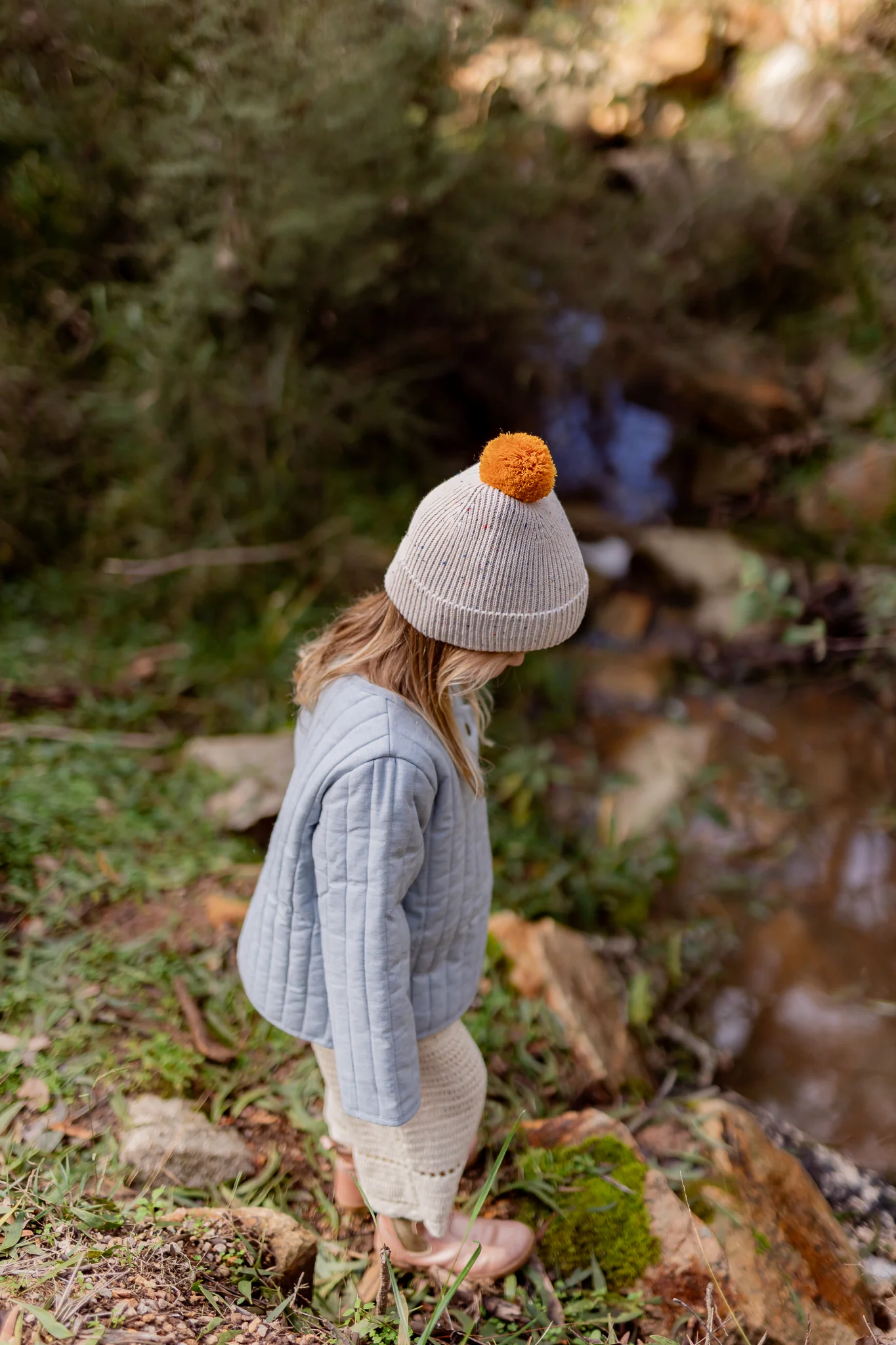 Acorn Como Beanie Oatmeal Speckle - Image 4