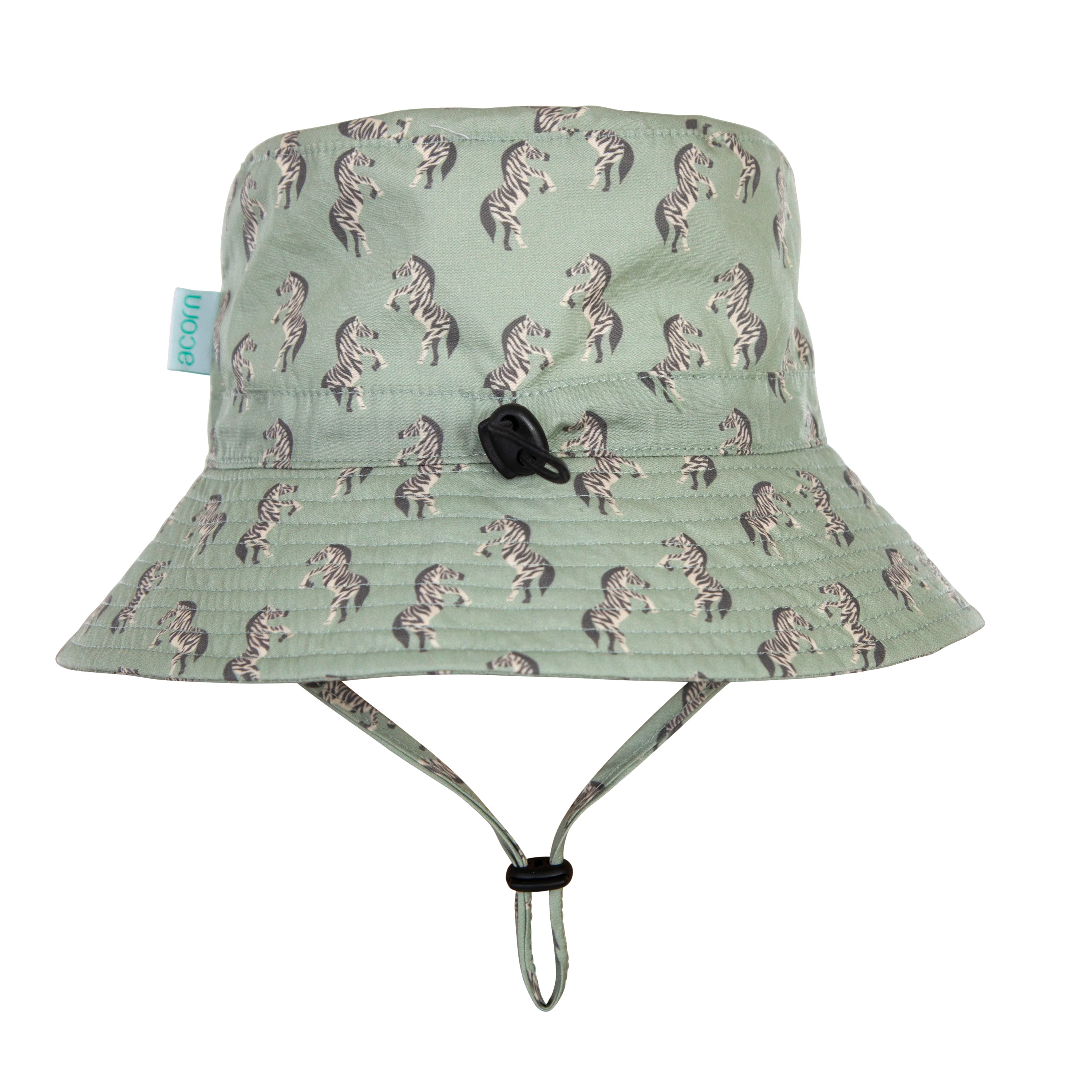 Acorn Wide Brim Bucket Hat - Dancing Zebra - Image 4