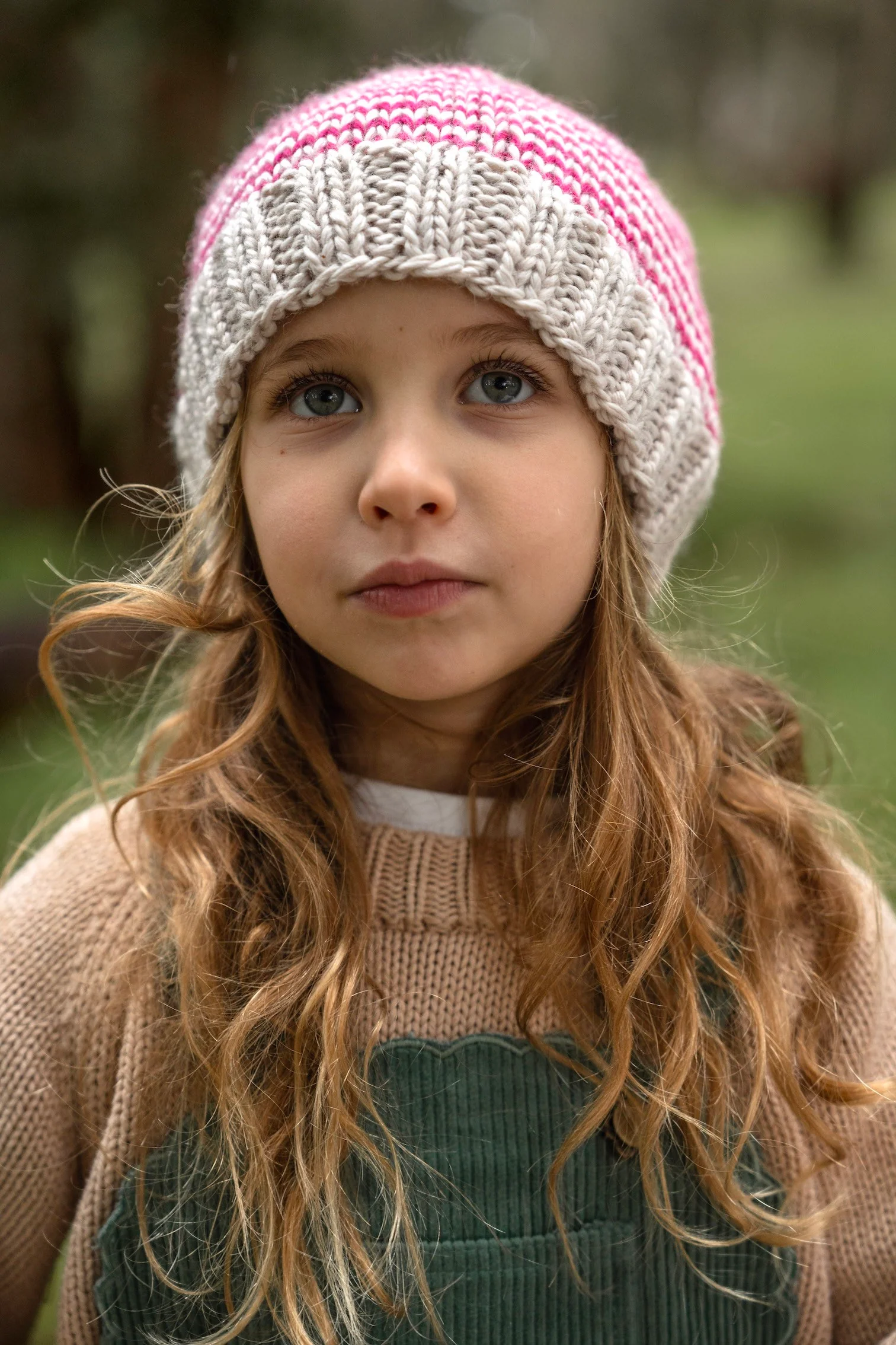 Acorn Horizon Beanie - Pink Stripe - Image 3