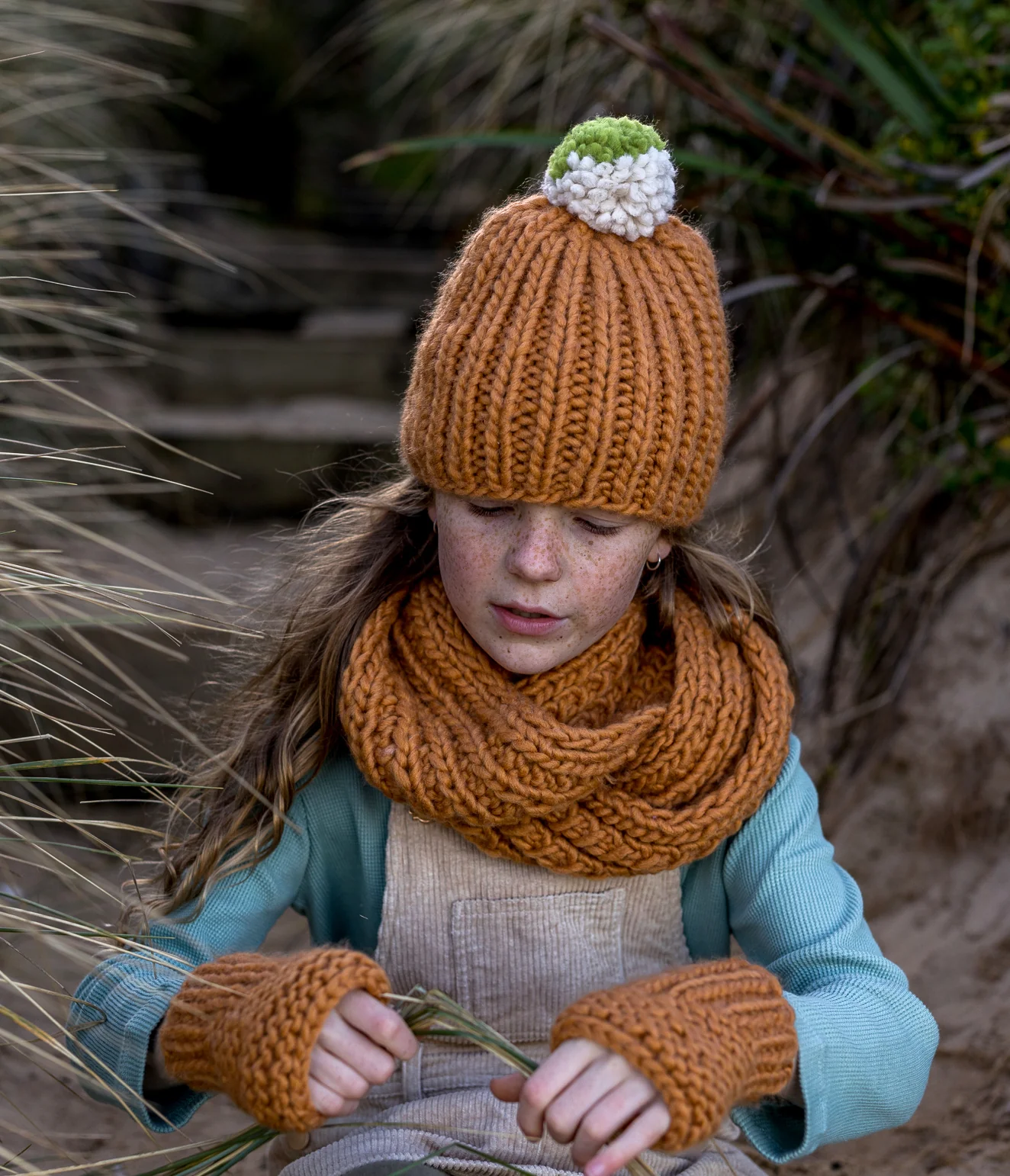 Acorn Journey Chunky Beanie - Caramel - Image 2