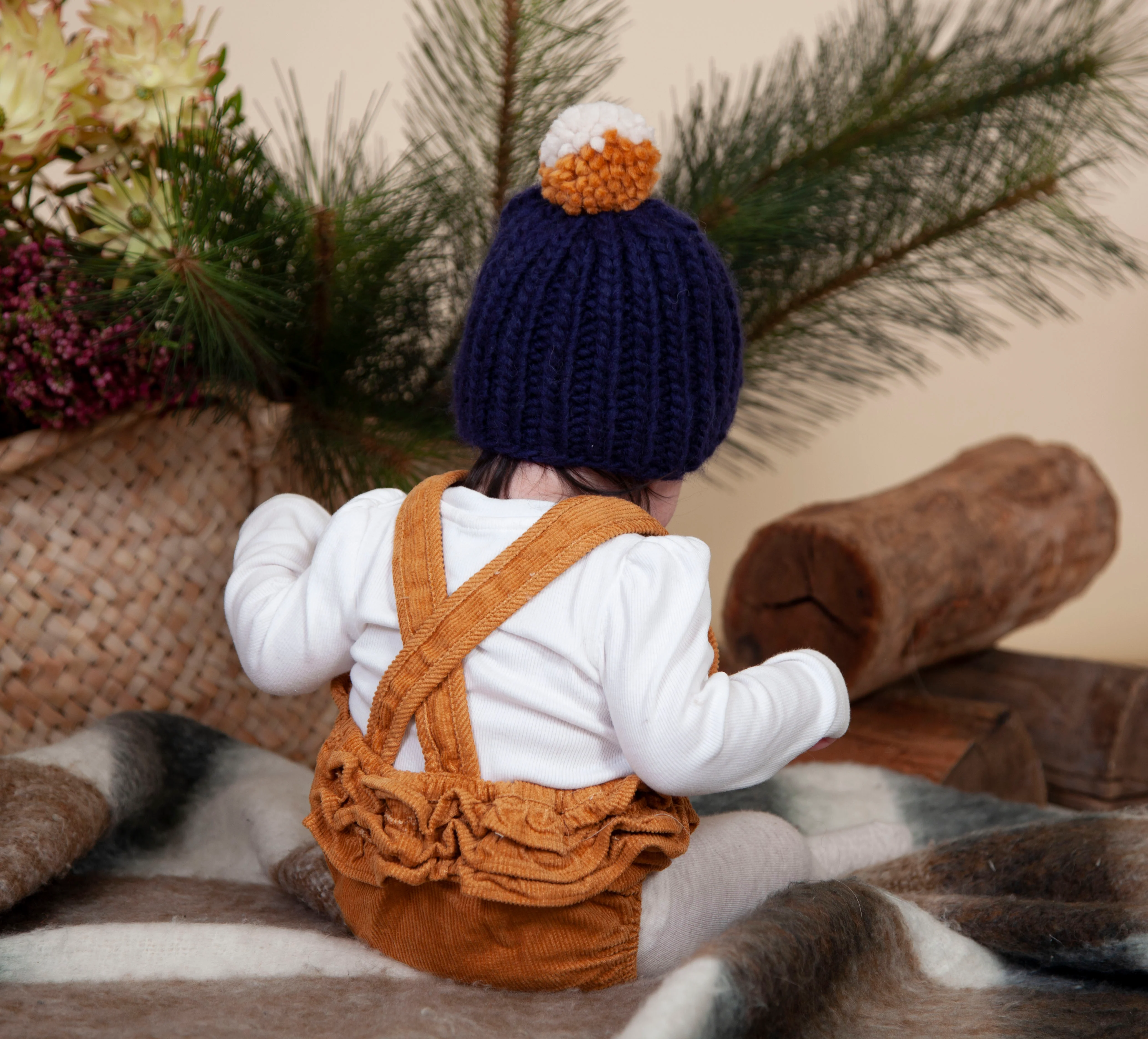 Acorn Journey Chunky Beanie - Navy - Image 5