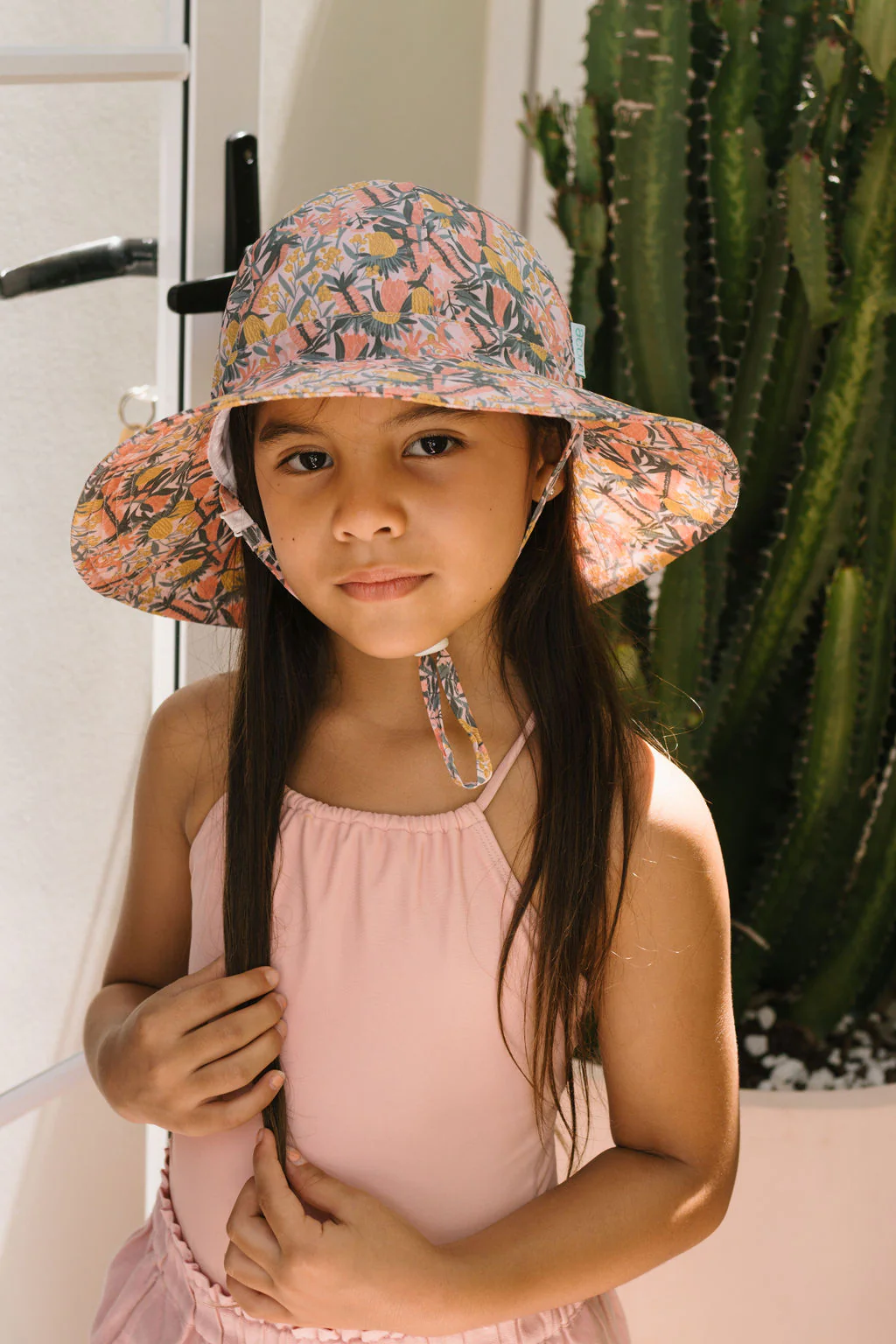Native Bloom Wide Brim Infant Hat - Image 2