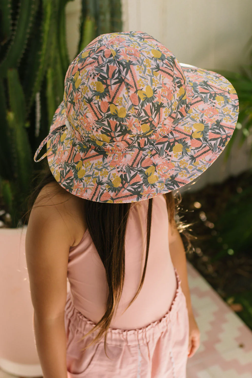 Native Bloom Wide Brim Infant Hat - Image 3