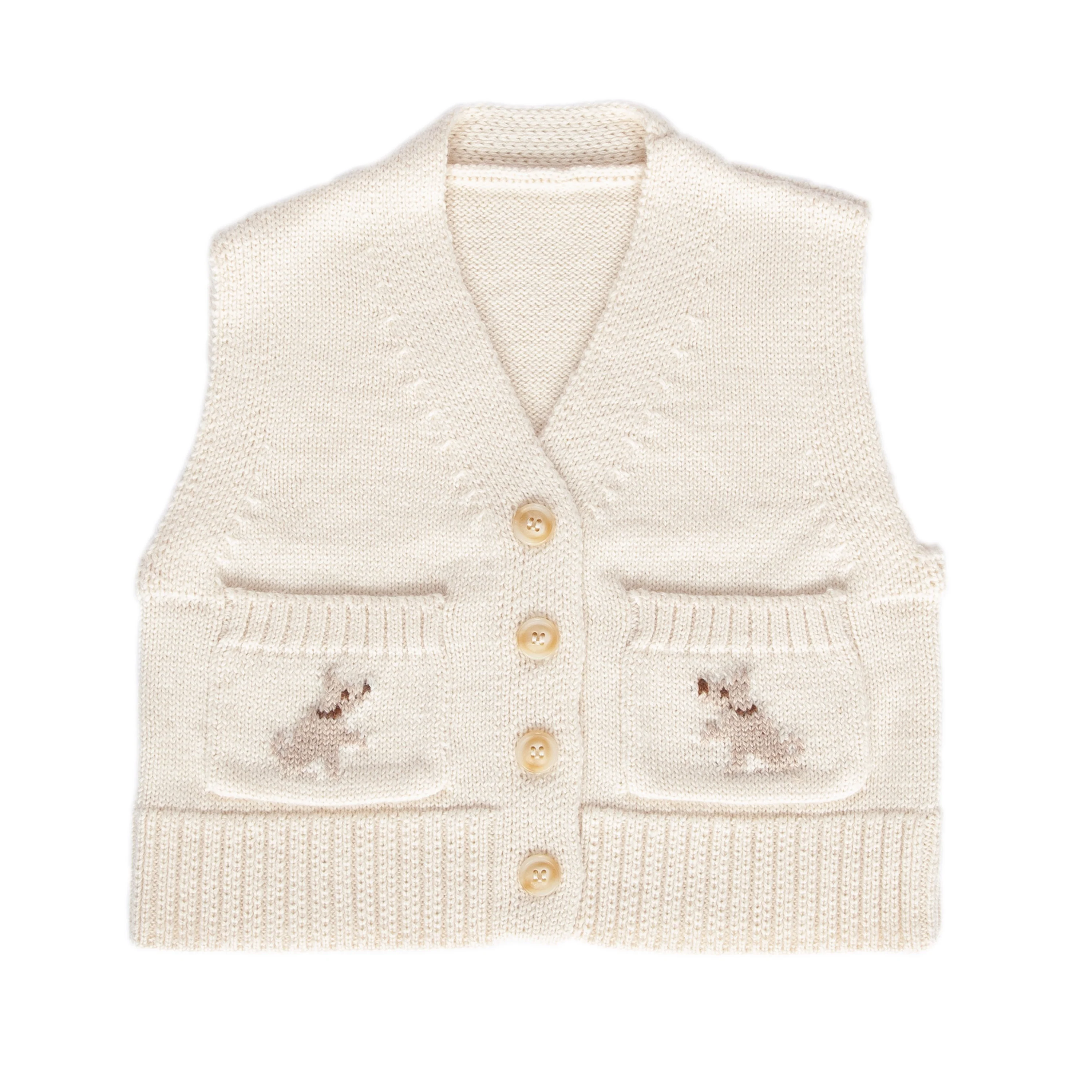Puppy Dog Merino Vest