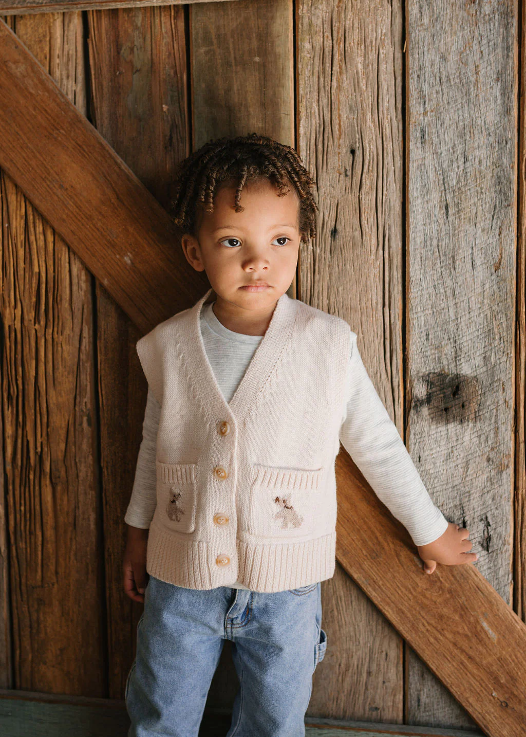 Puppy Dog Merino Vest - Image 2