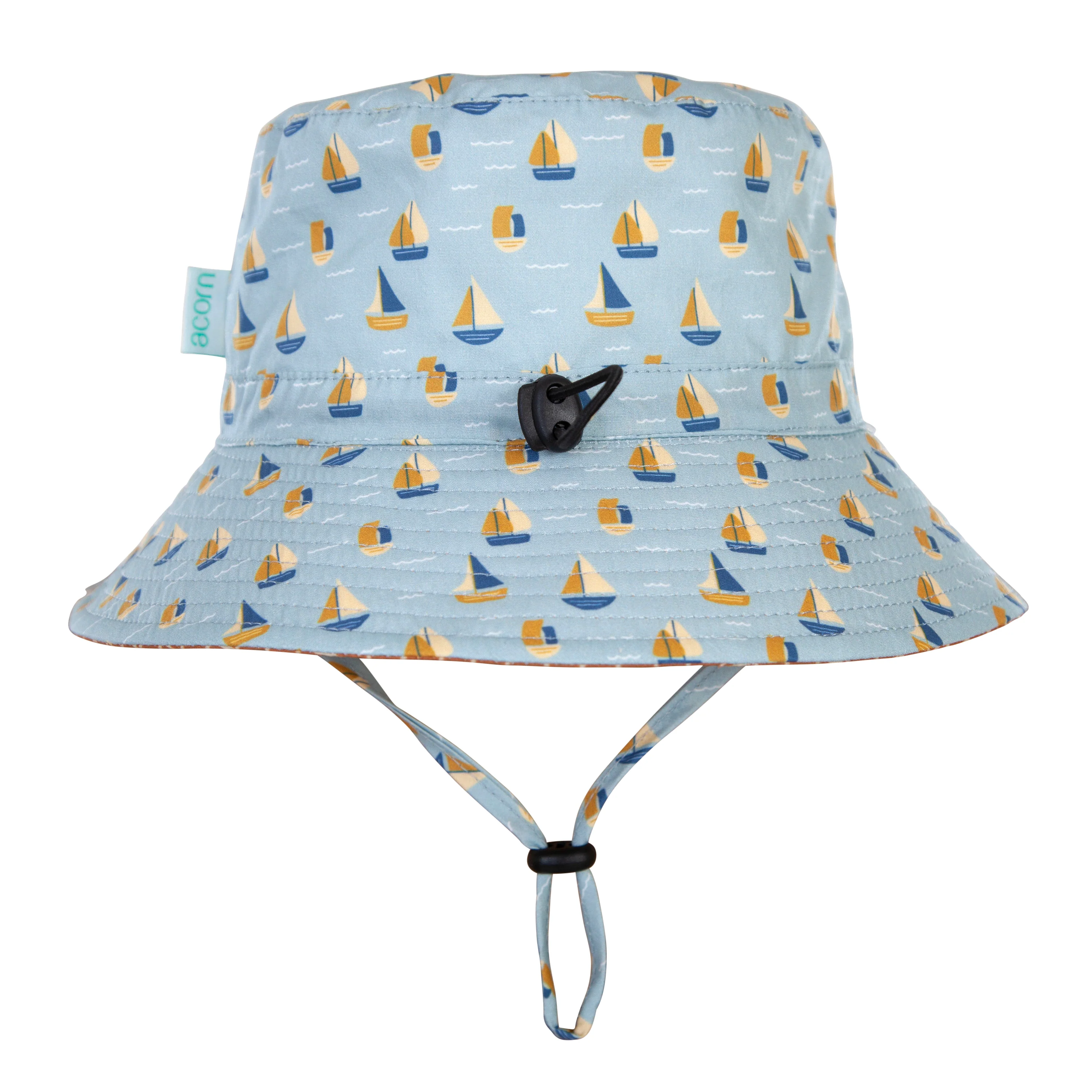 Acorn Wide Brim Bucket Hat - Sail the Bay - Image 3