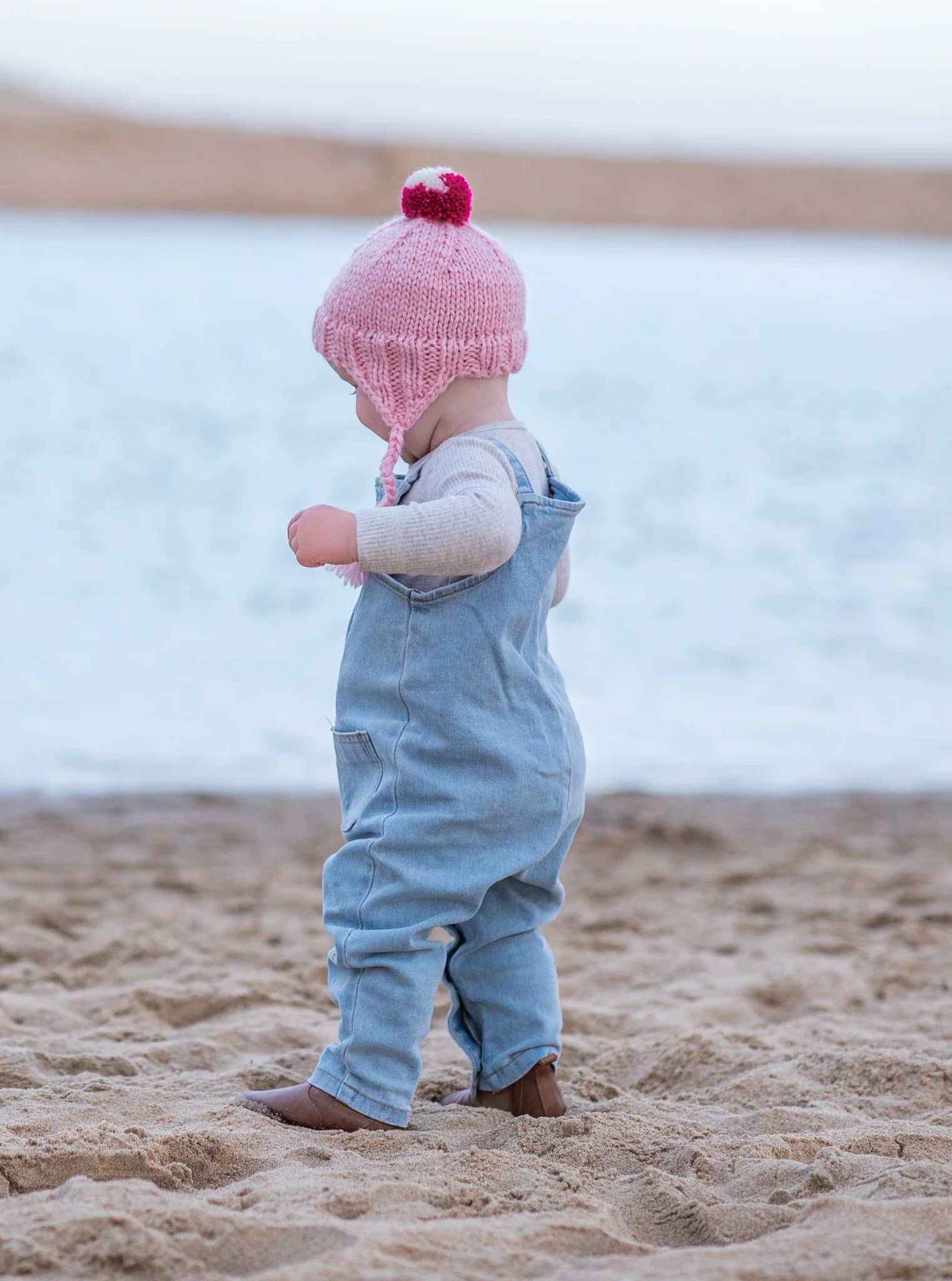 Acorn Sunrise Beanie Pink - Image 6