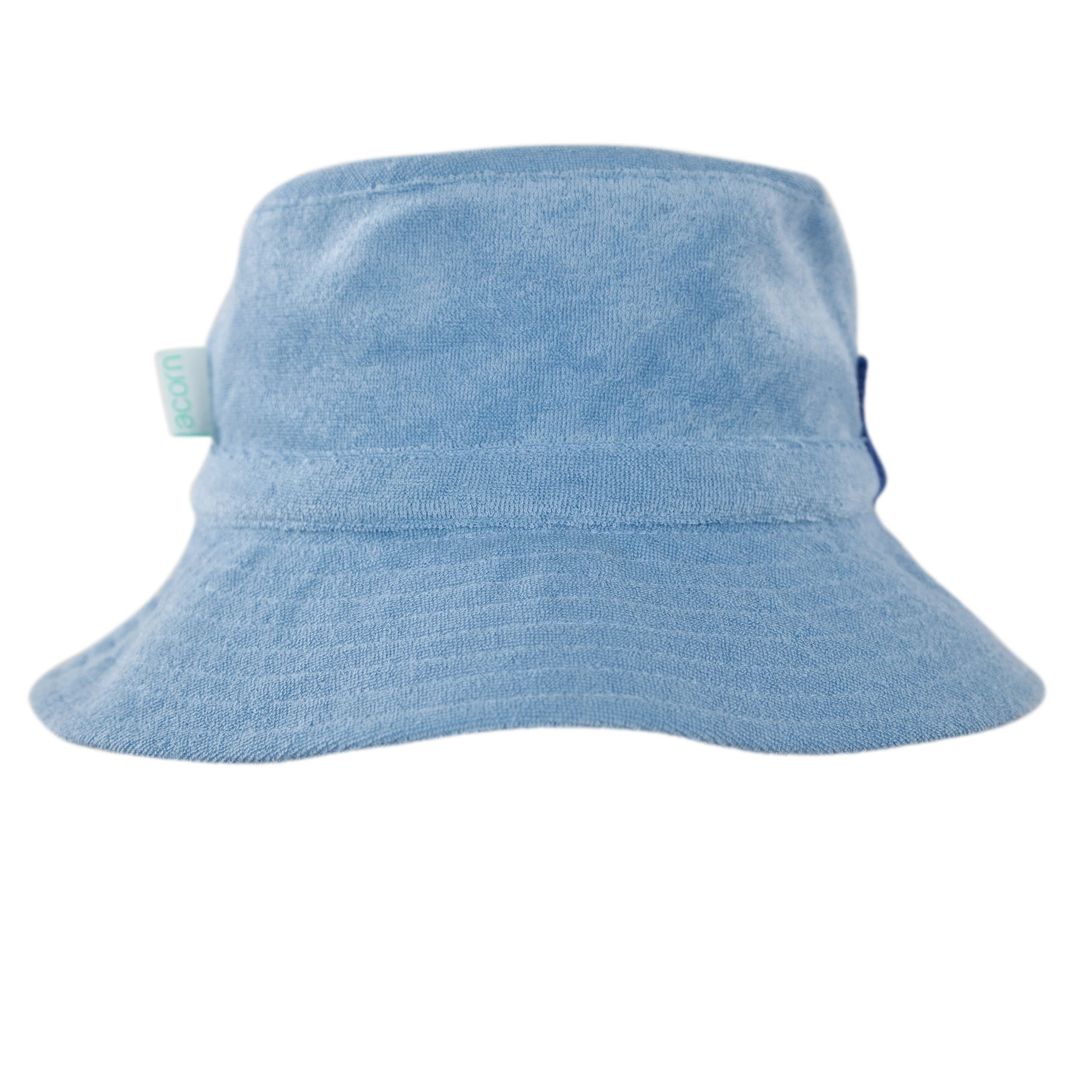 Terry Towling Bucket Hat - Mid Blue