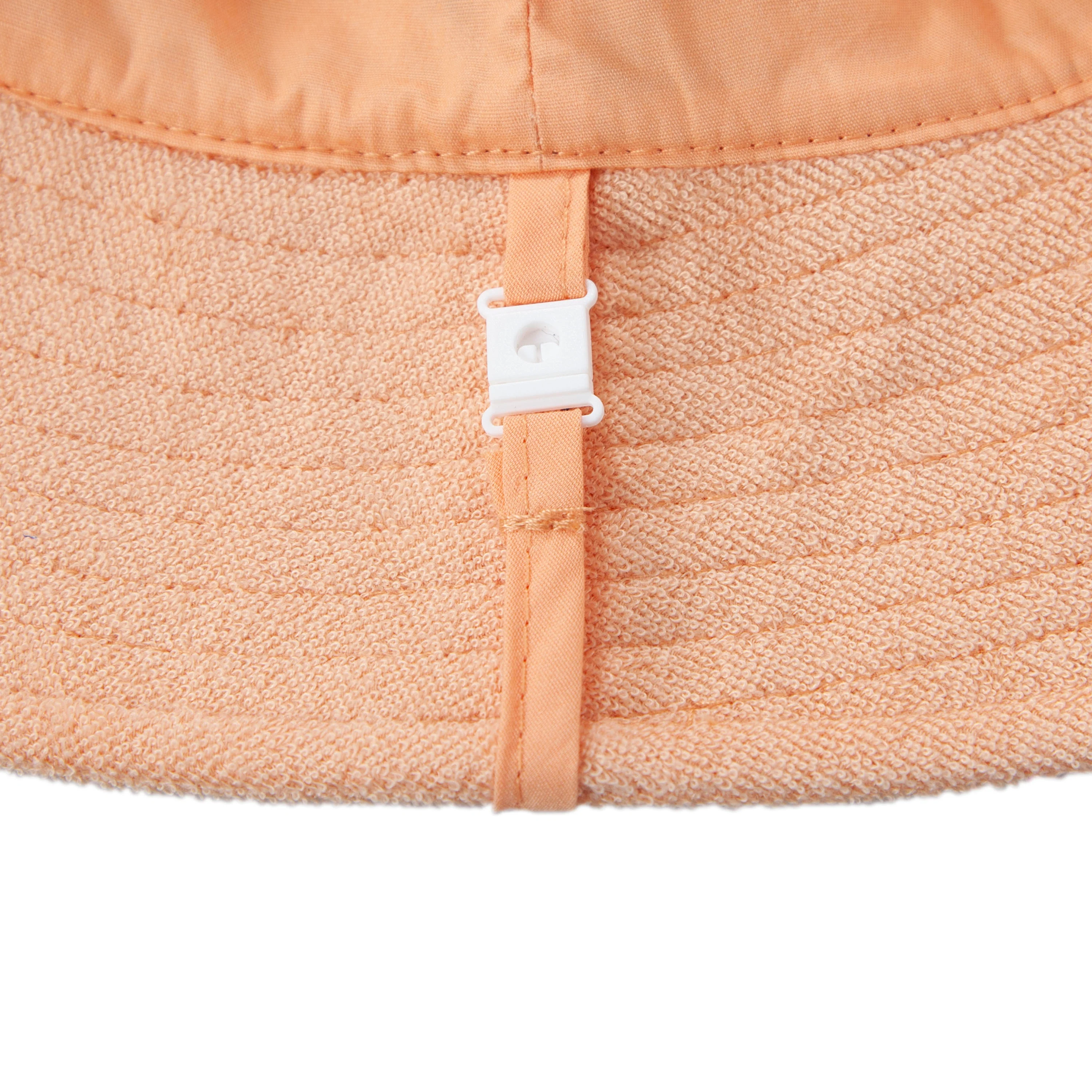 Terry Towling Bucket Hat - Peach - Image 8