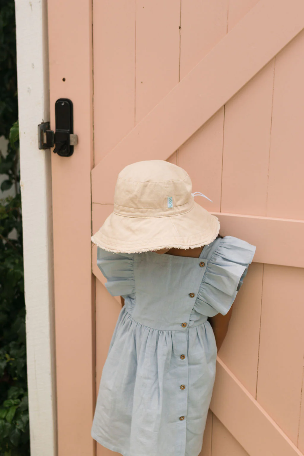 Vanilla Frayed Bucket Hat - Image 5