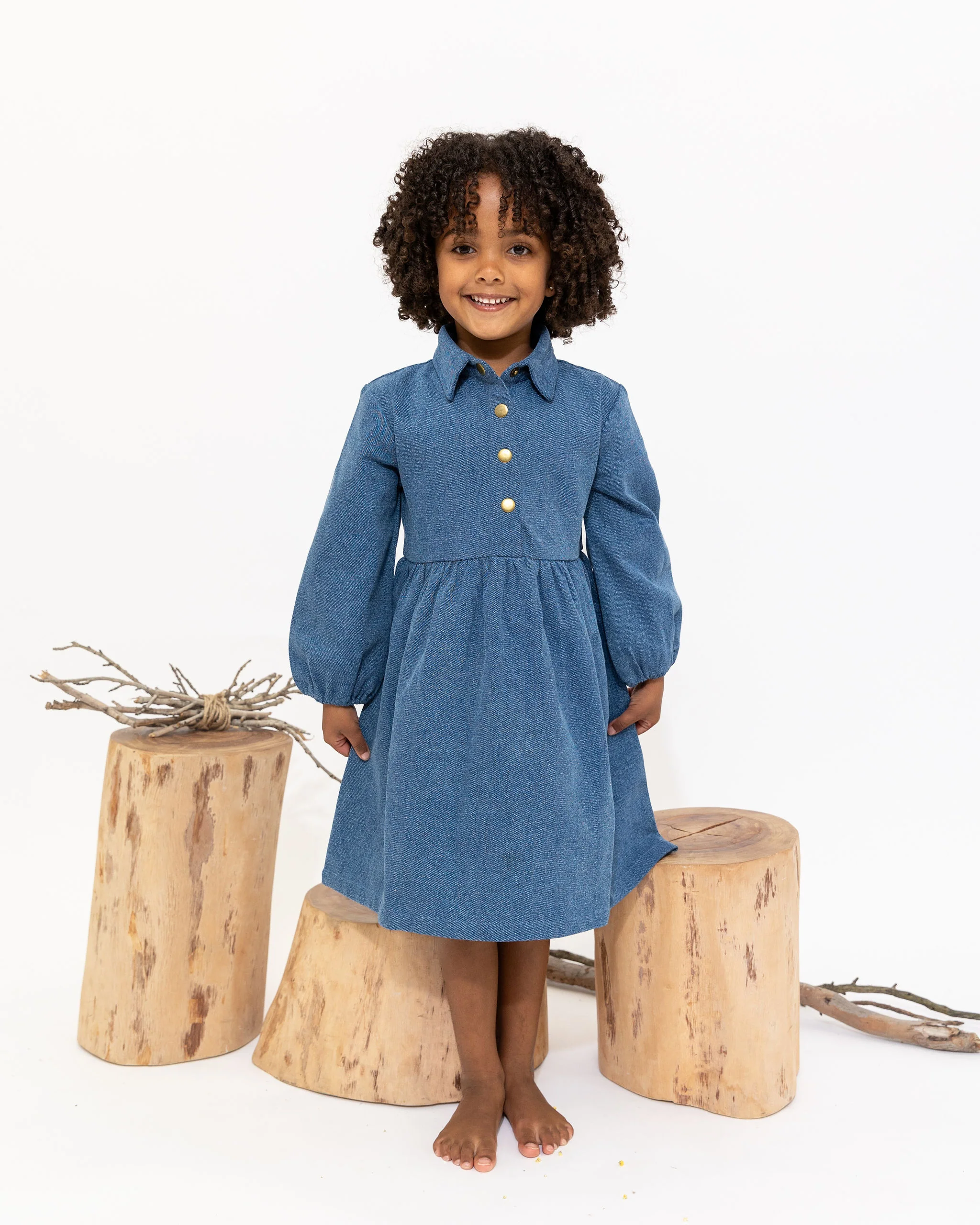 Alex and Ant Aria Dress - Demin - Image 4