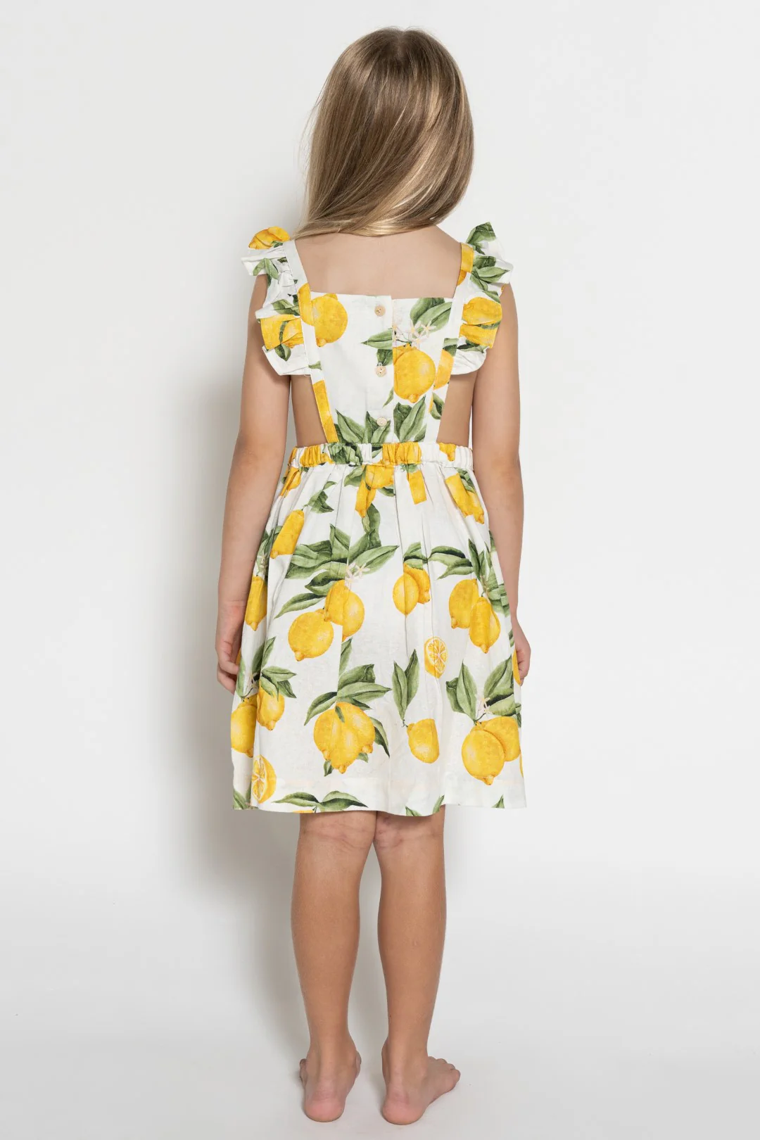 Alex & Ant Pippi Pinafore Dress - Lemons - Image 5