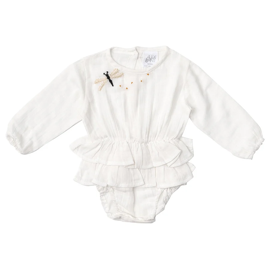 Alex & Ant Dragonfly Playsuit - Natural