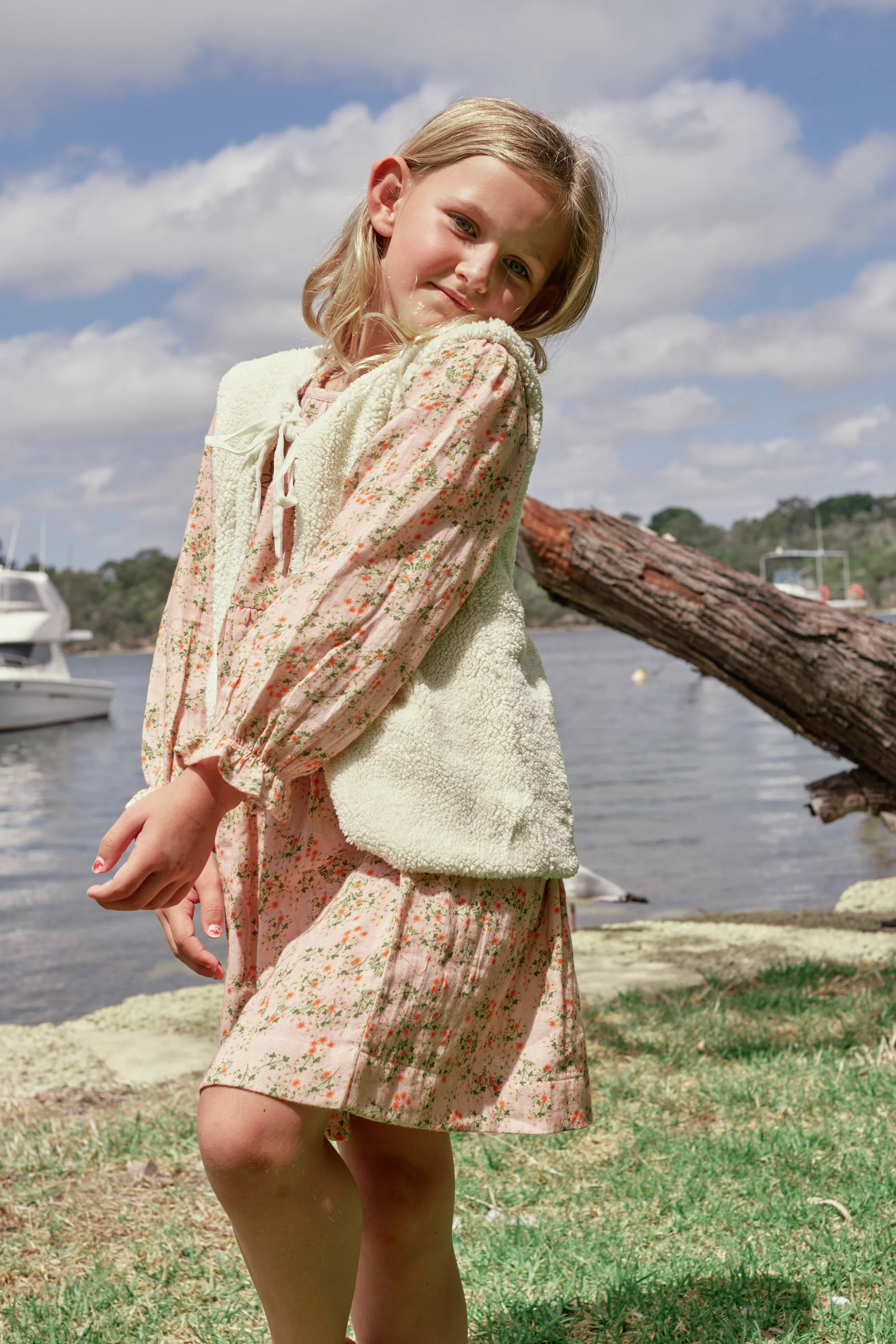Alex & Ant Thea Reversible Vest - Teddy/Clarabelle - Image 4