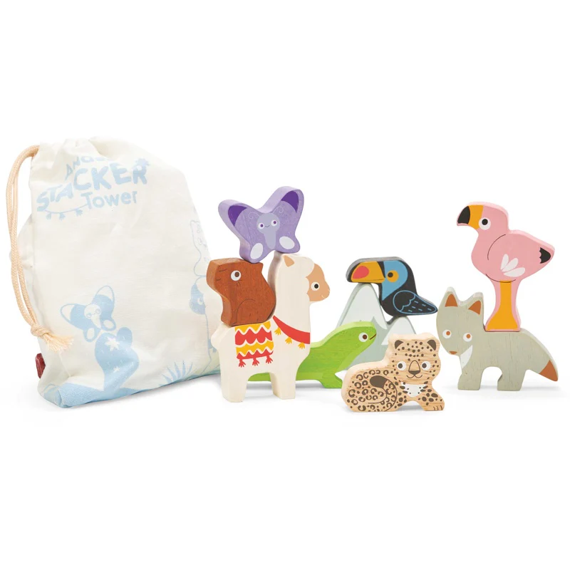 Andes Wooden Animal Stacker Toy - Image 3