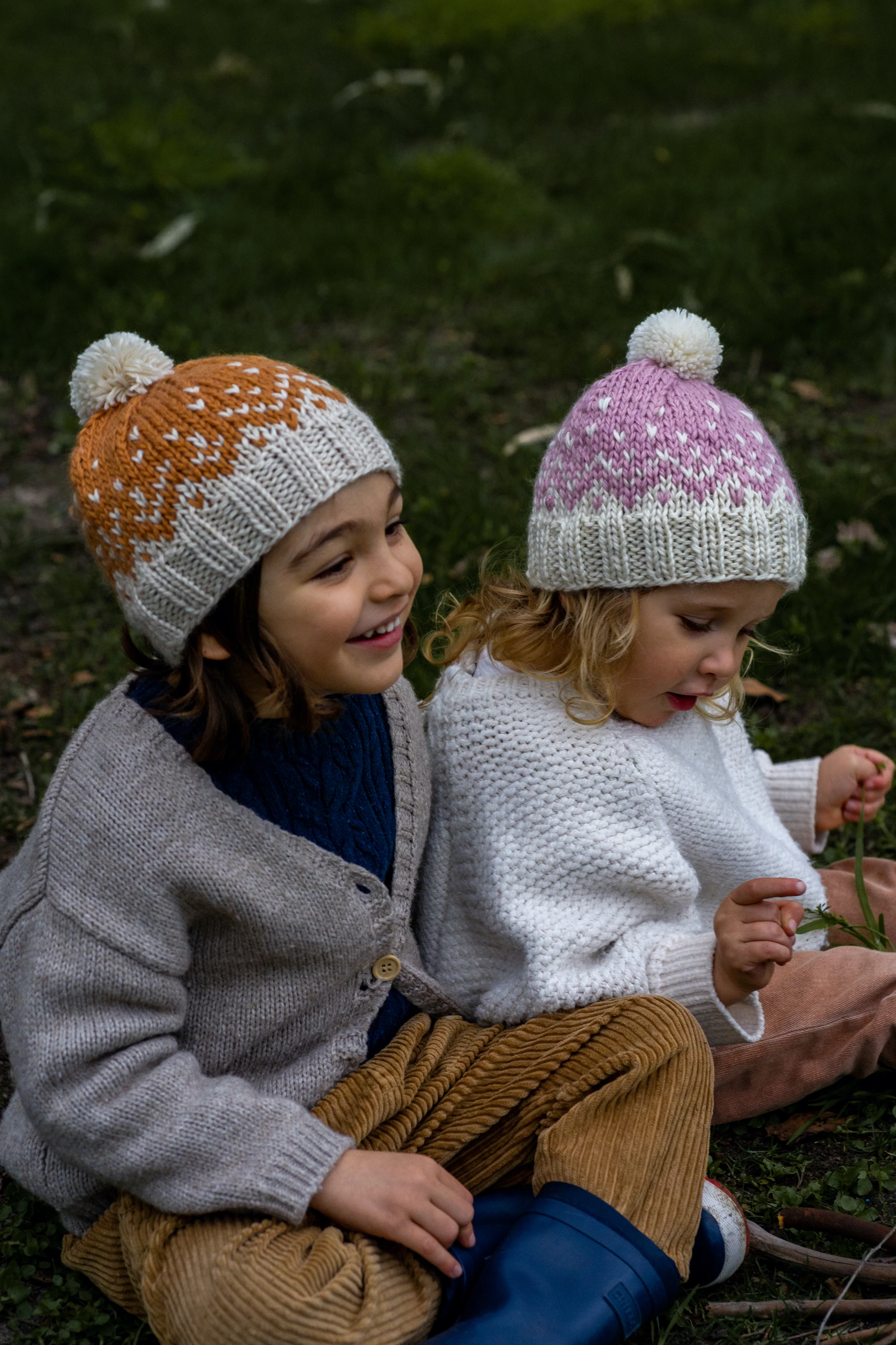 Acorn Snowflake Beanie - Pink - Image 6