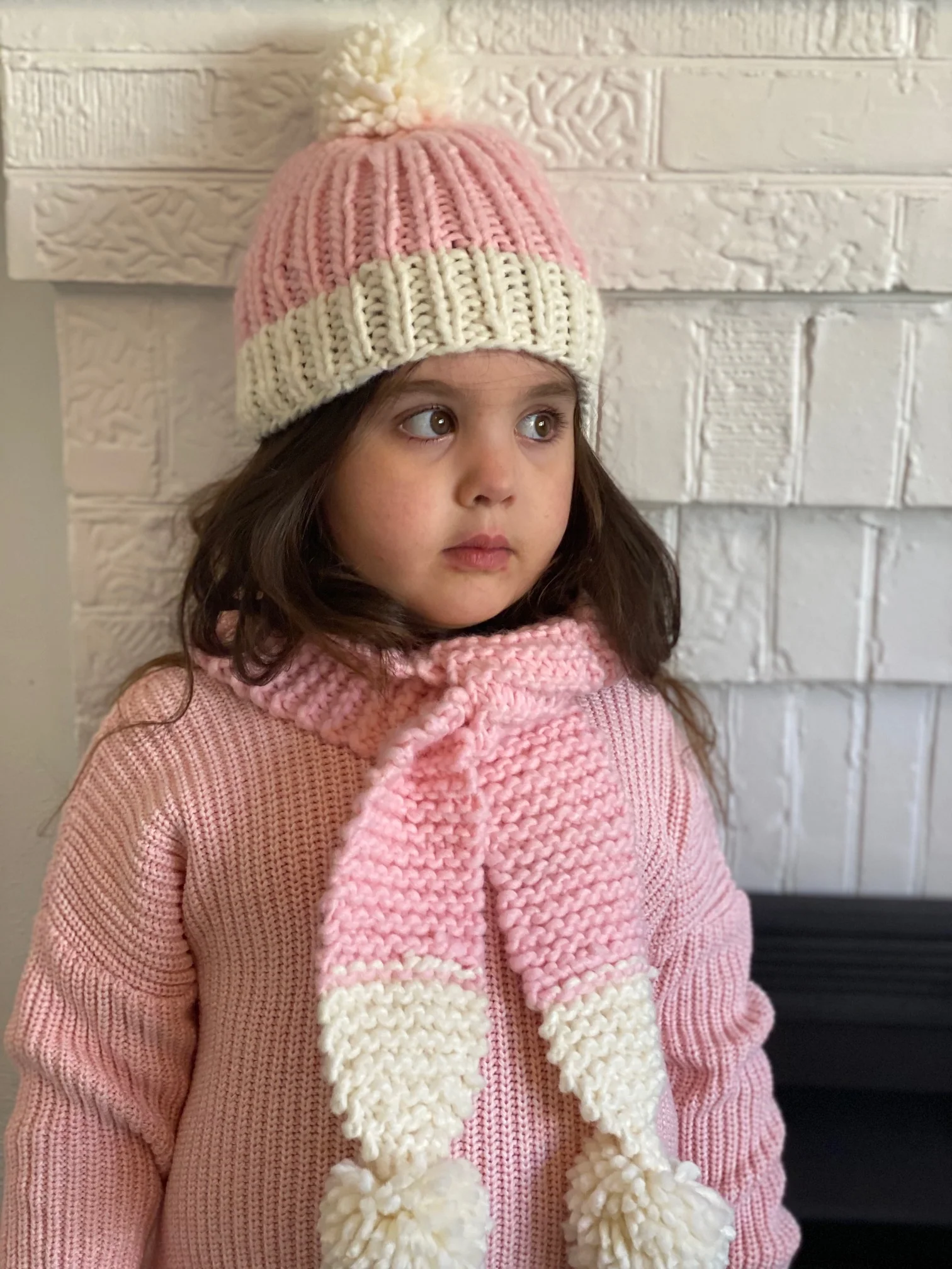 Traveller Chunky Scarf - Pink - Image 2