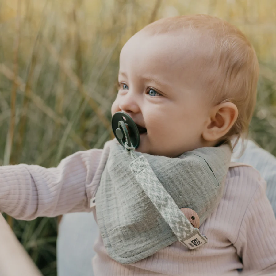 Bandana Bib - Sage - Image 2