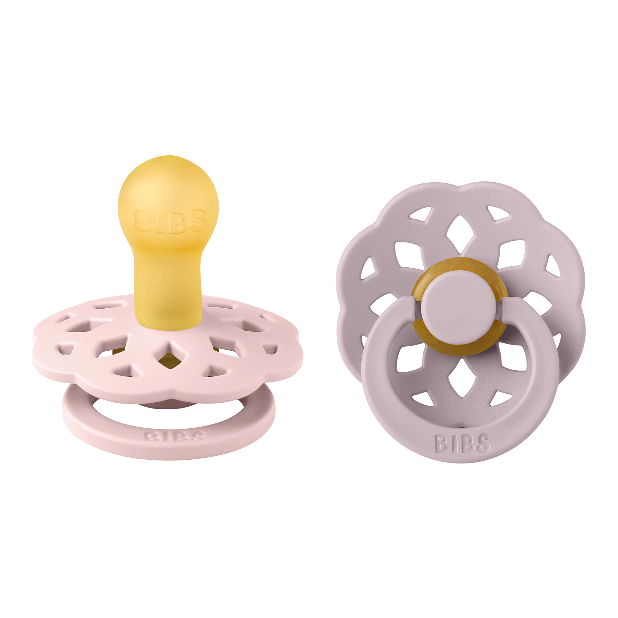 Boheme Pacifier 2 Pack - Blossom/Dusky Lilac
