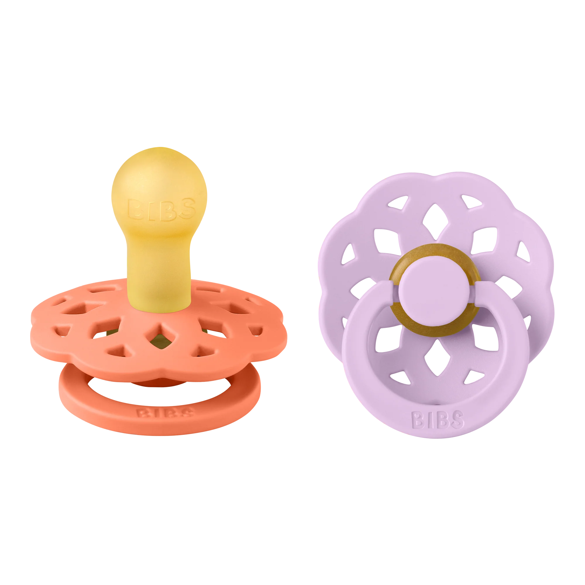 Boheme Pacifier 2 Pack - Papaya/Violet Sky