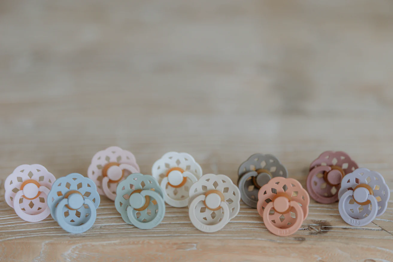Boheme Pacifier 2 Pack - Vanilla/Peach - Image 8