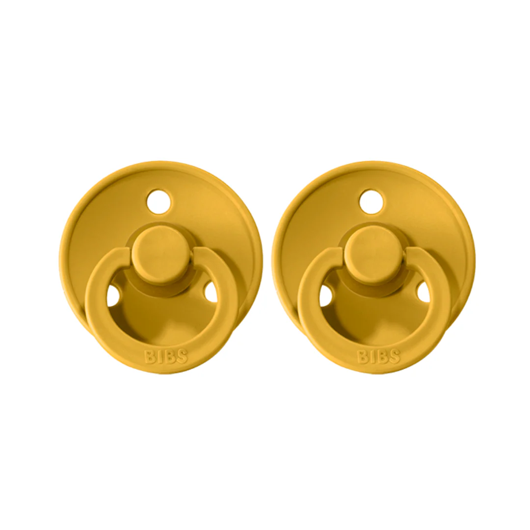 Colour Pacifier 2 Pack - Mustard - Image 3