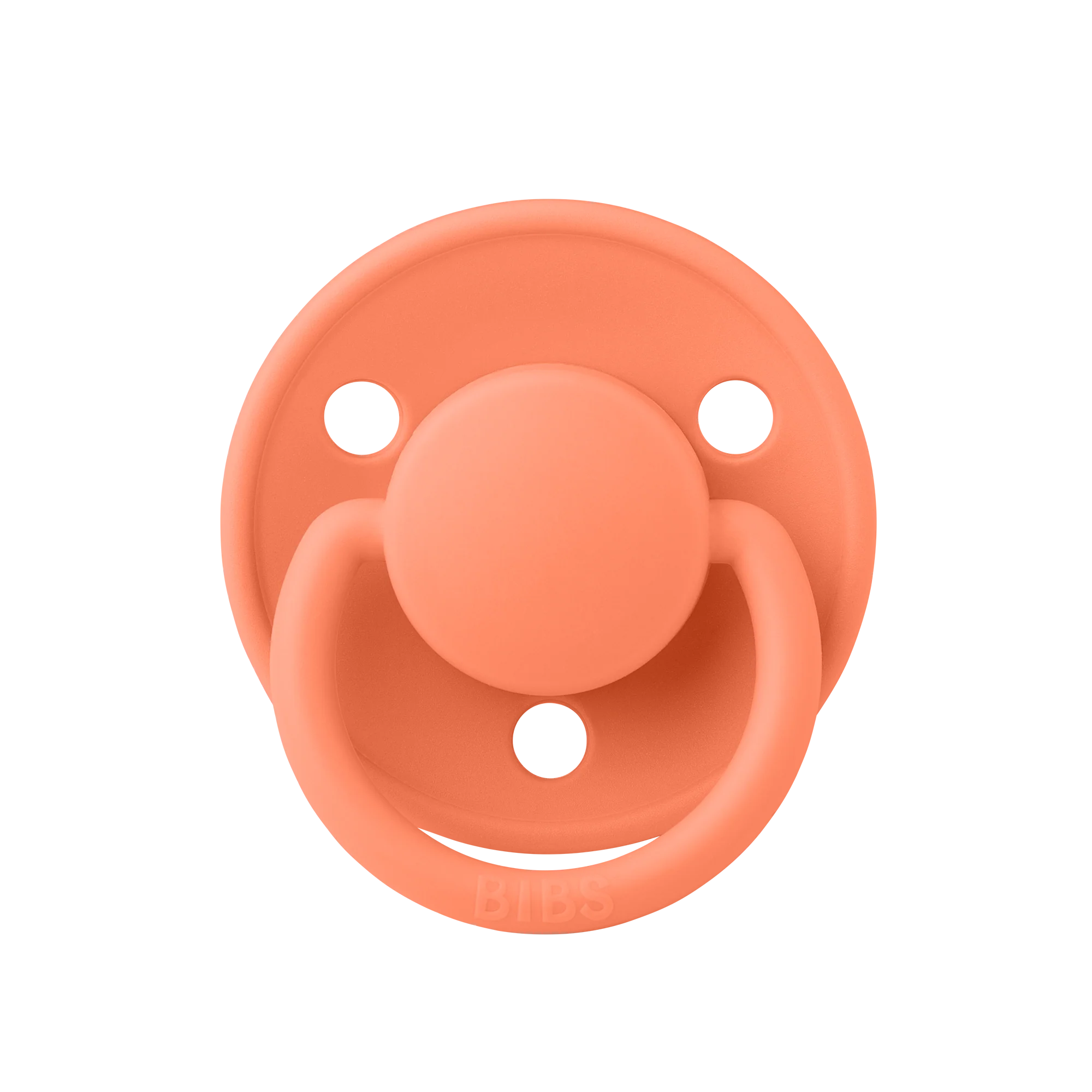 De Lux Silicone Pacifier 2 Pack - Papaya/Violet Sky - Image 5