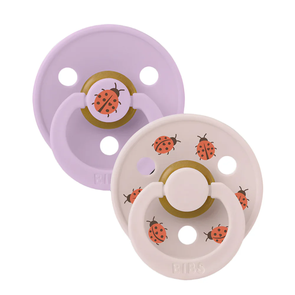 Pacifier Studio Colour - Ladybug Violet Sky/Petal 2 Pack