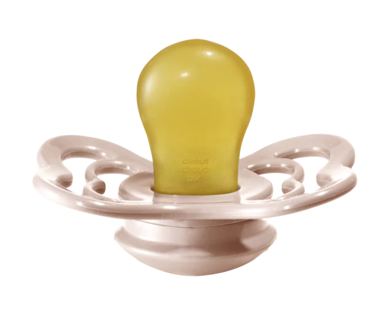 Supreme Latex Pacifier 2 Pack - Woodchuck/Blush - Image 4