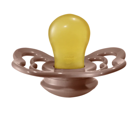 Supreme Latex Pacifier 2 Pack - Woodchuck/Blush - Image 6