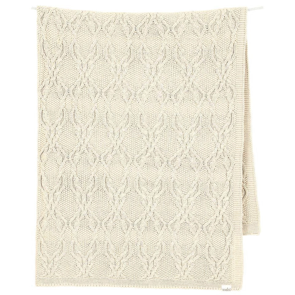 Toshi Organic Blanket - Bowie / Feather