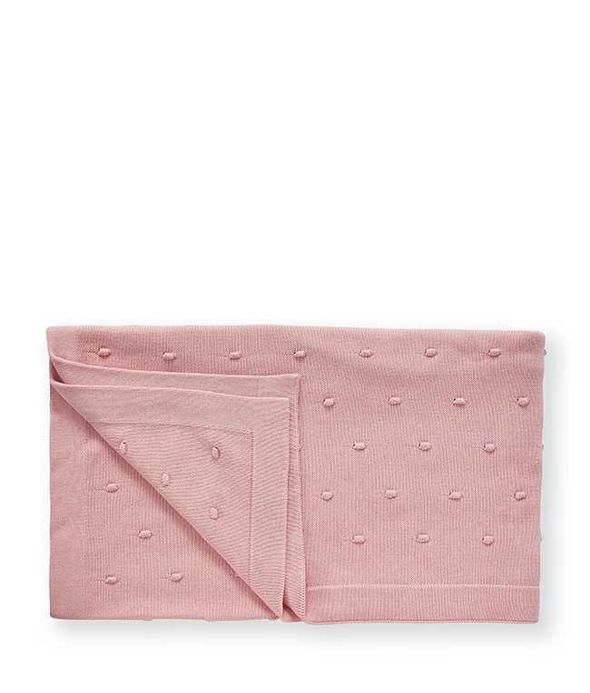 Bobble Baby Blanket - Fairy Floss Pink - Image 4