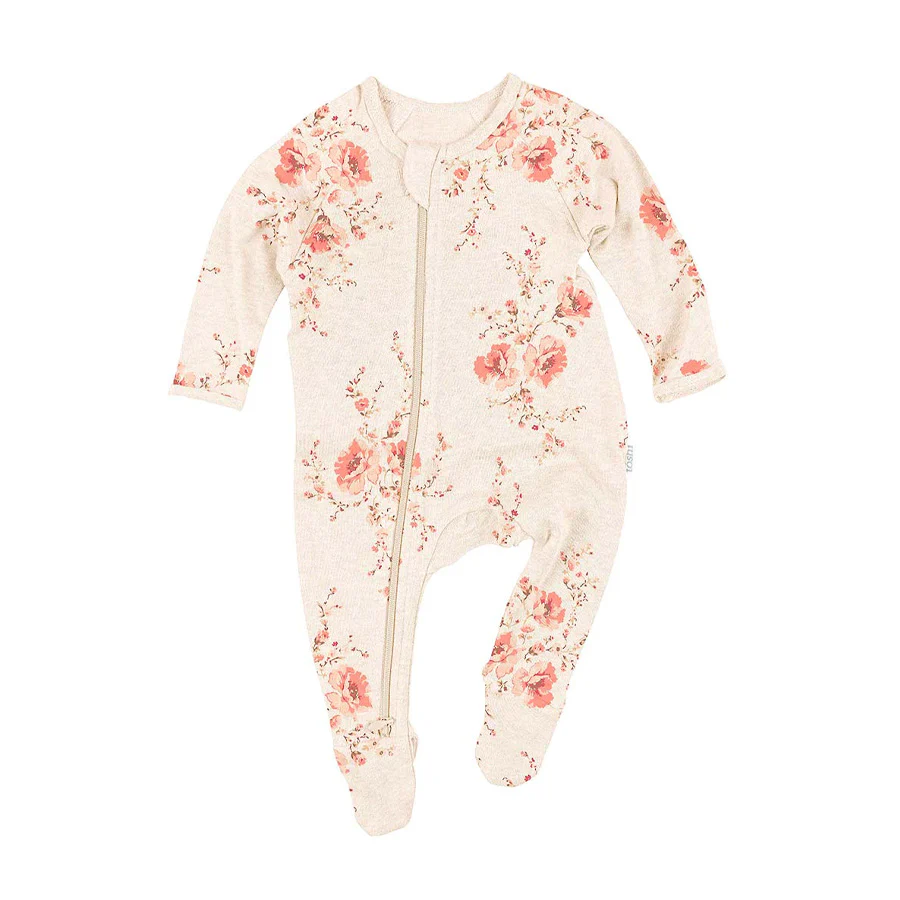 Toshi Long Sleeve Onesie - Rustic Rose