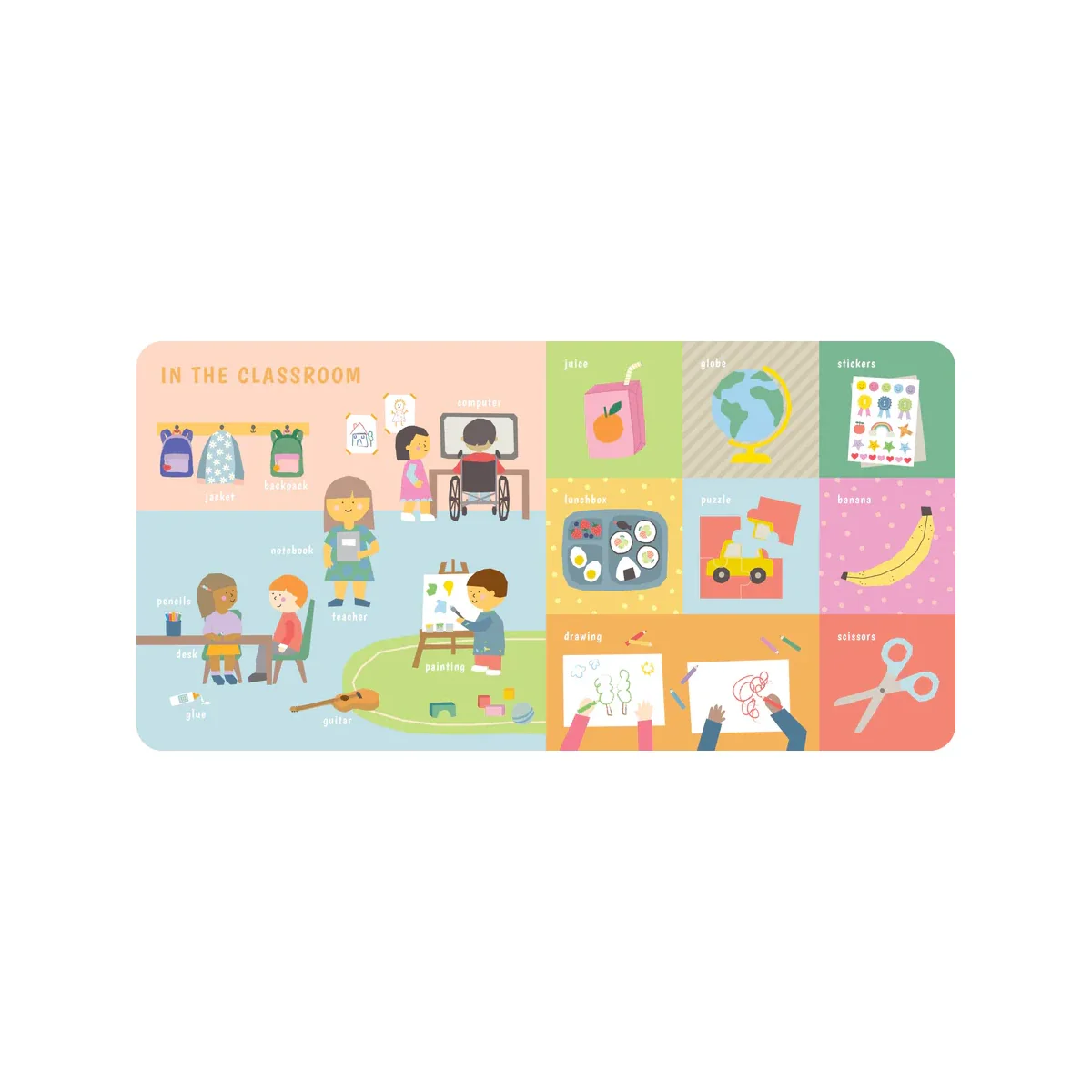 Chunky Ribbon Tabbed Board Book - First 200 Words - Image 2