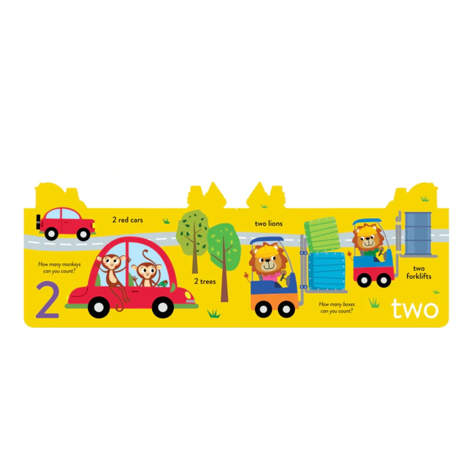 Chunky Scenes Board Book - My First Numbers - On the Go - Image 2