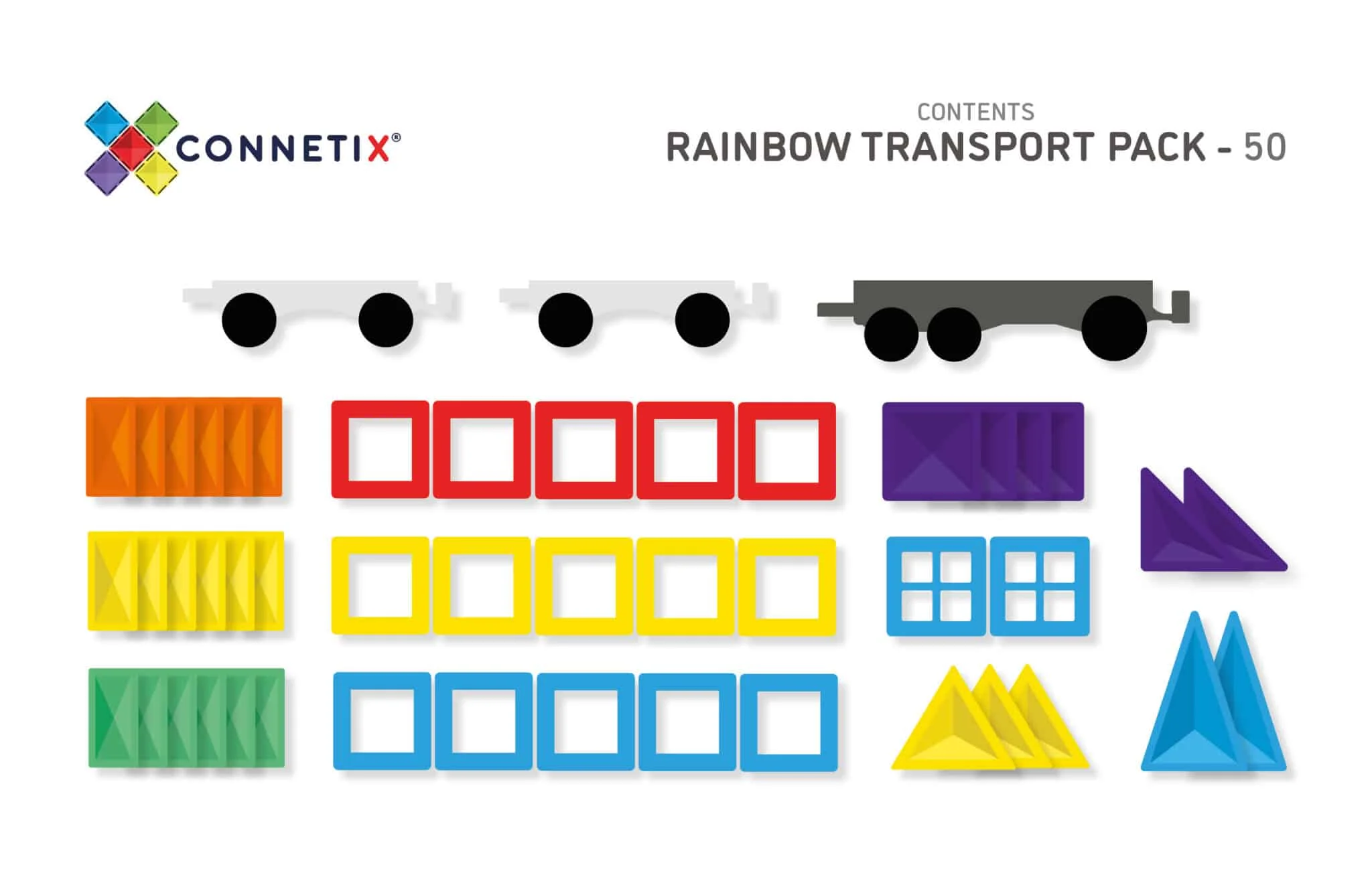 50 Piece Transport Pack | Rainbow - Image 9