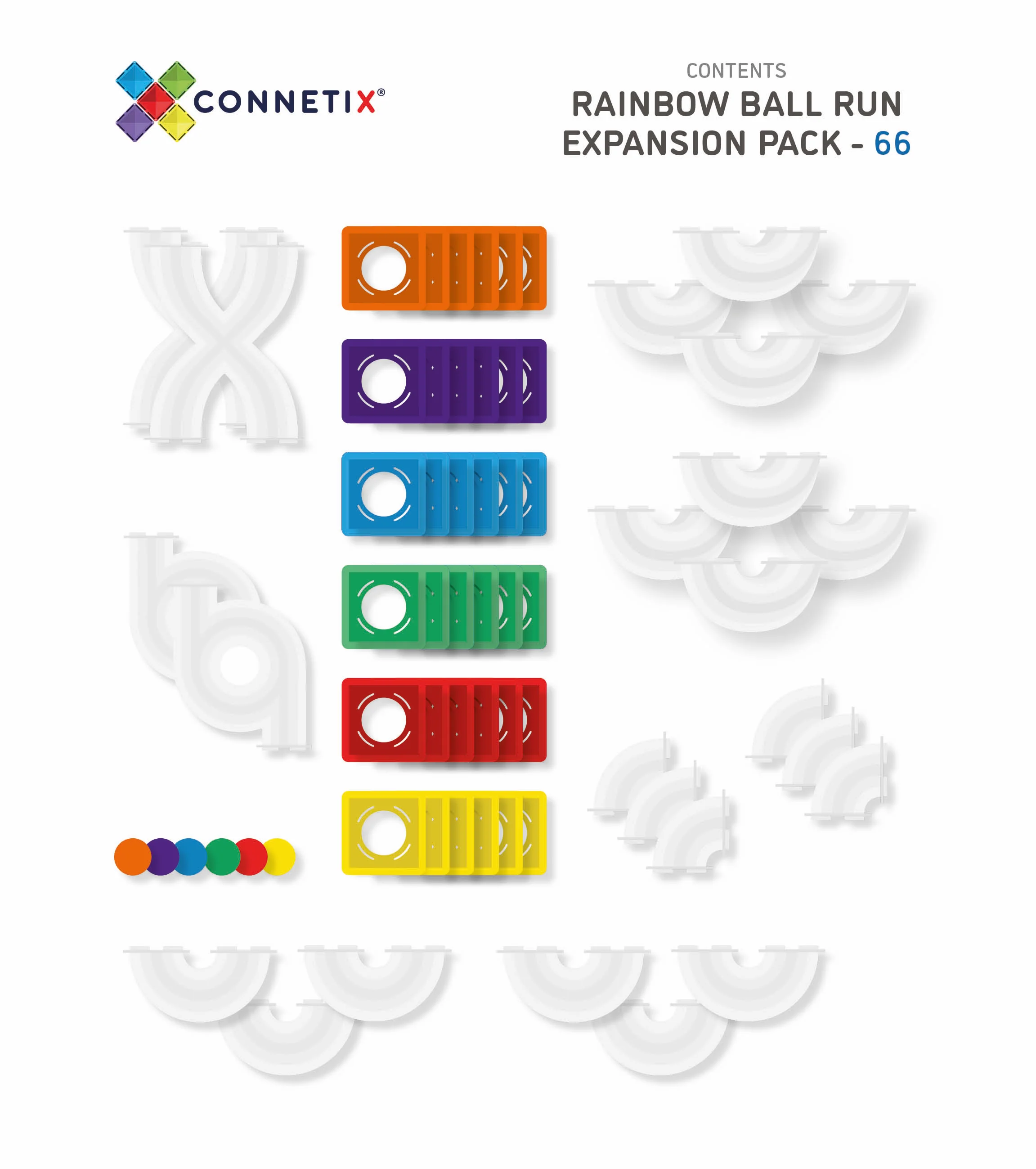 66 Piece Ball Run Expansion Pack - Image 8