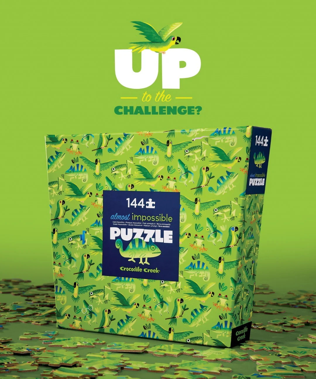 Almost Impossible Puzzle 144 Piece - Jungle Jive - Image 5