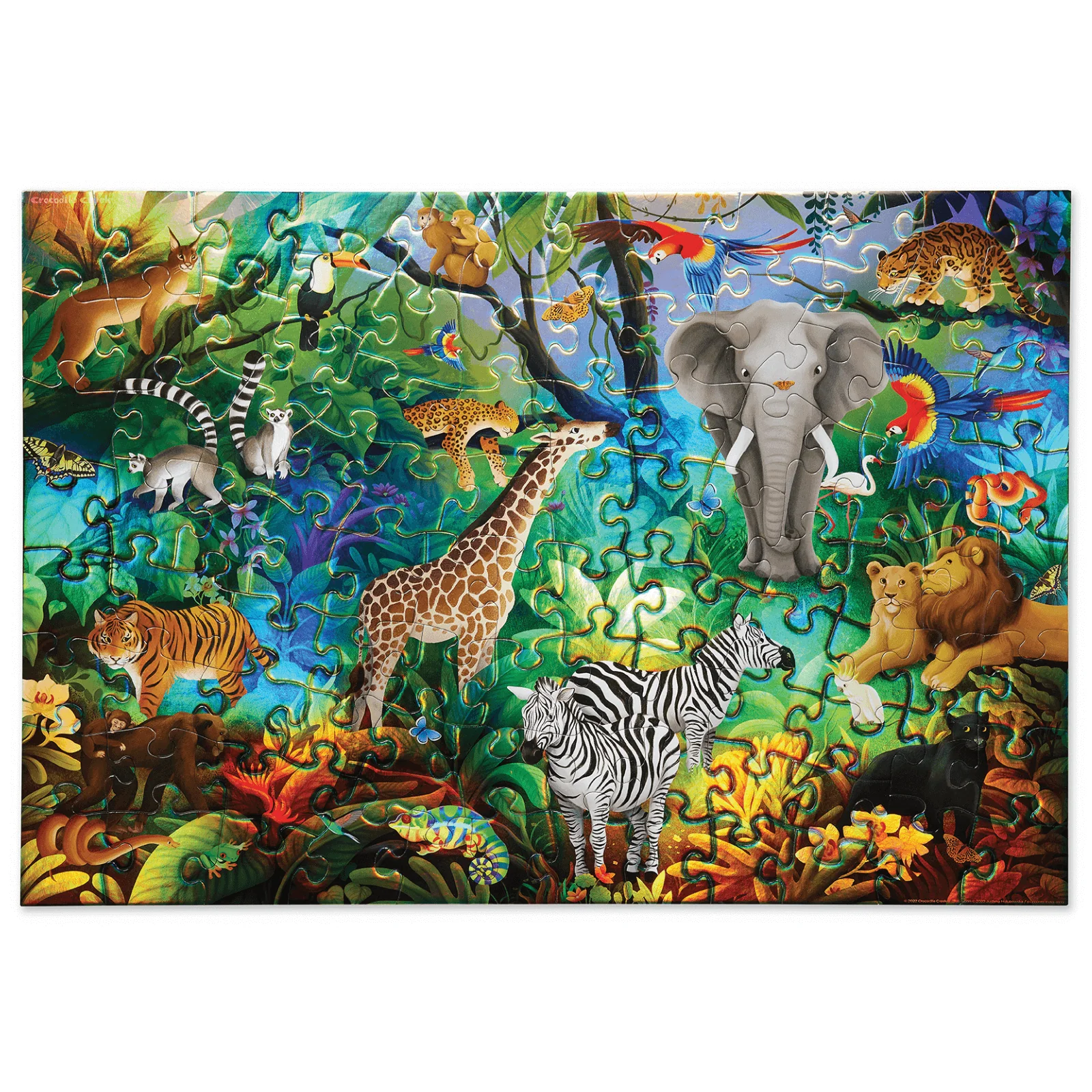 Holographic Puzzle 100 Piece - Jungle Paradise - Image 3