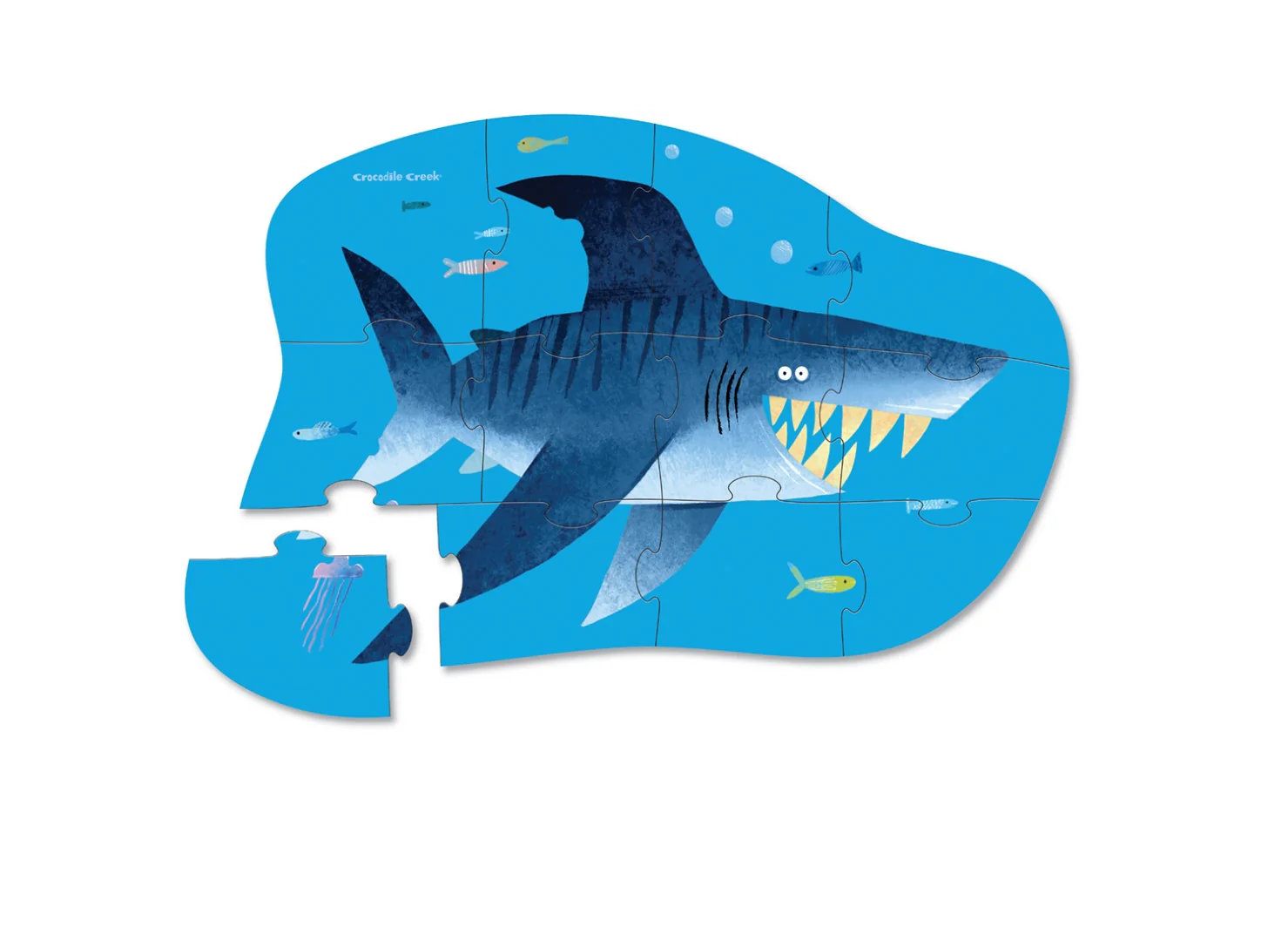 Mini Puzzle 12 Piece - Shark City - Image 2